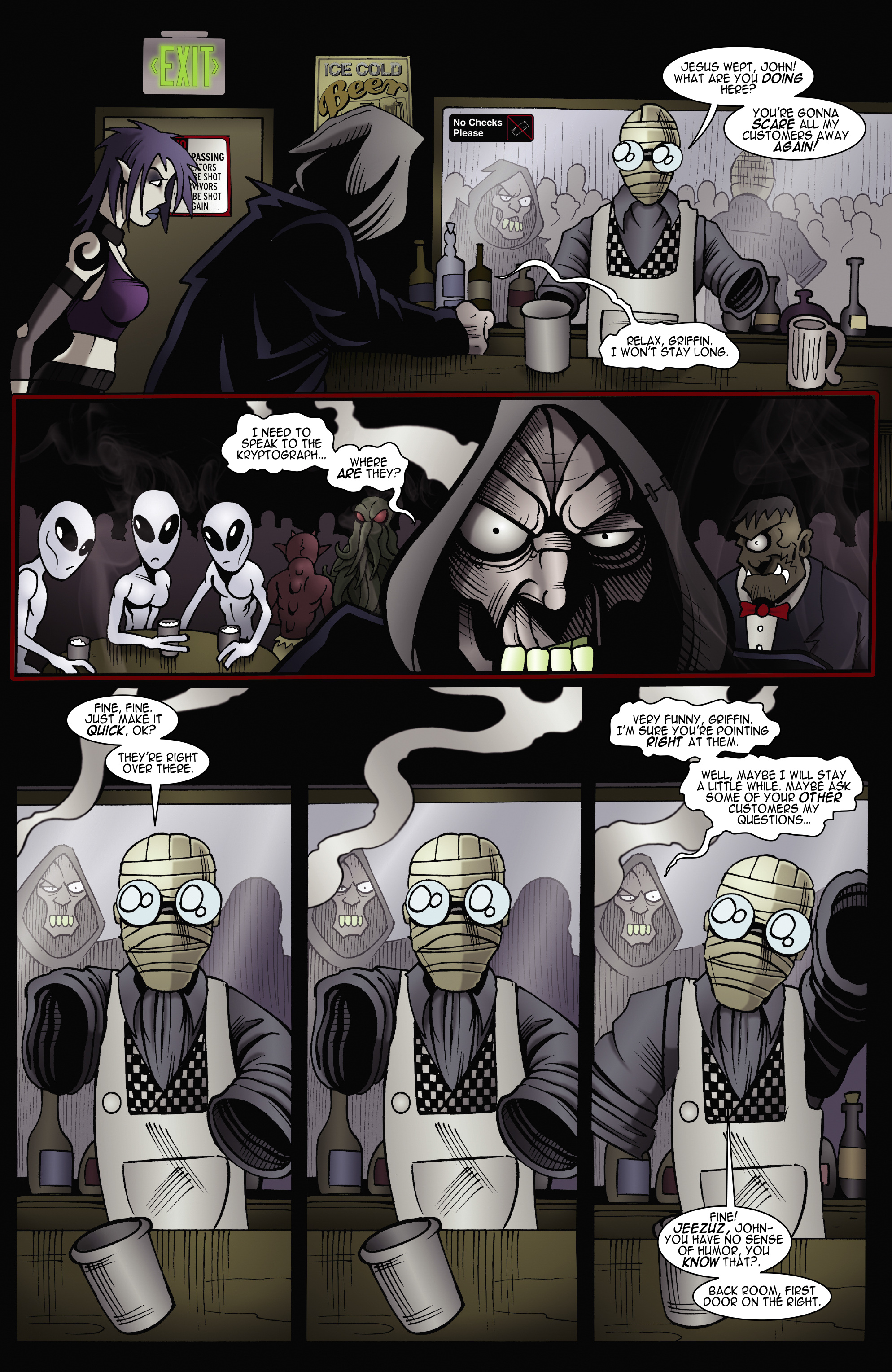 Read online The Living Corpse: Exhumed comic -  Issue #3 - 8