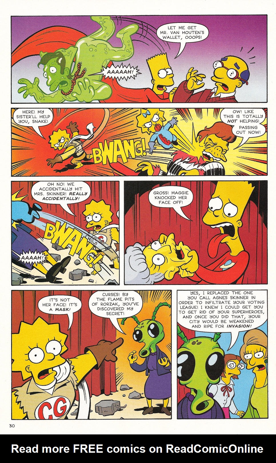 Read online Bongo Comics Presents Simpsons Super Spectacular comic -  Issue #3 - 26