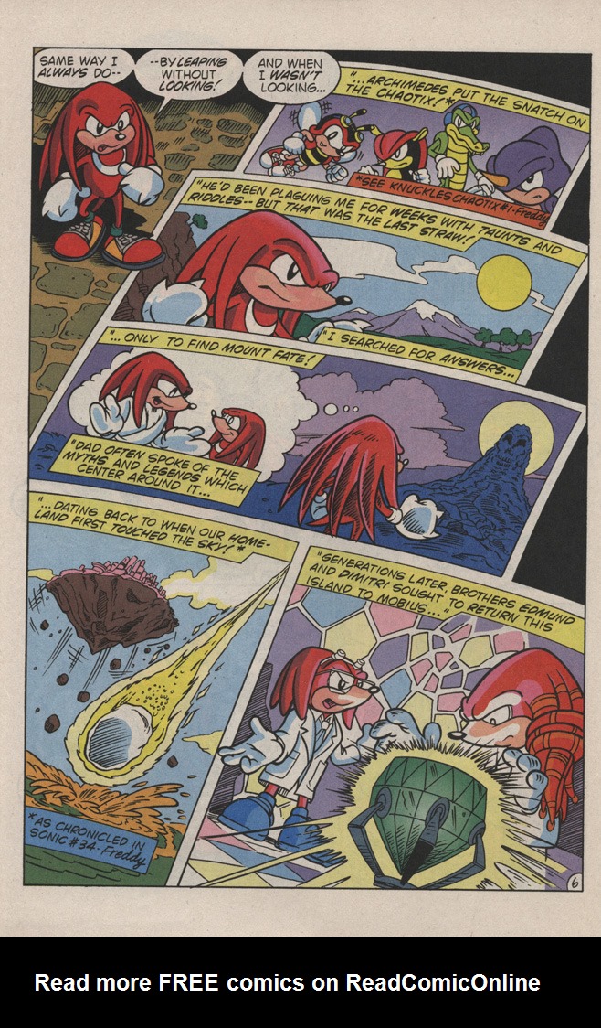 Read online Sonic's Friendly Nemesis, Knuckles comic -  Issue #1 - 10