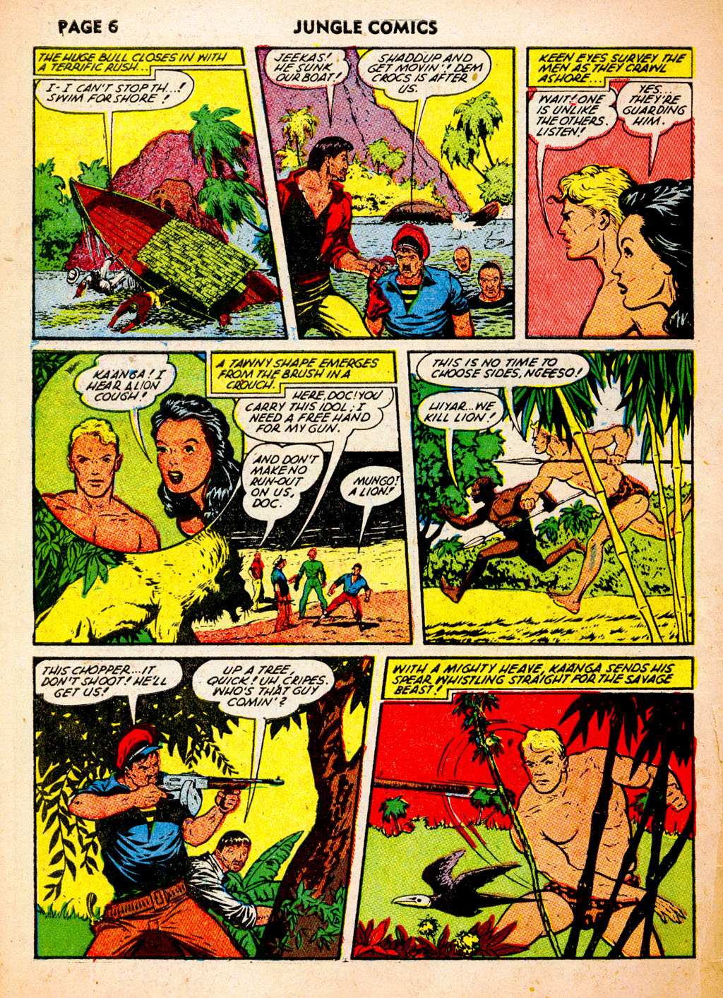 Read online Jungle Comics comic -  Issue #37 - 8