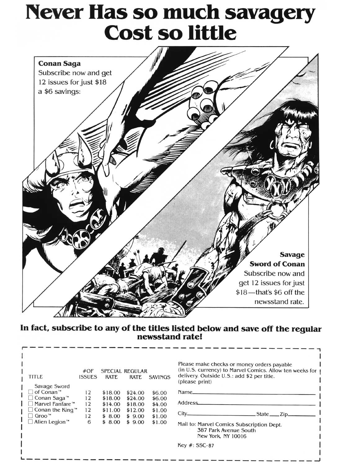 Read online The Savage Sword Of Conan comic -  Issue #158 - 67
