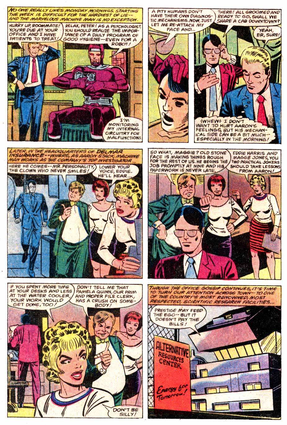 Read online Machine Man (1978) comic -  Issue #15 - 3
