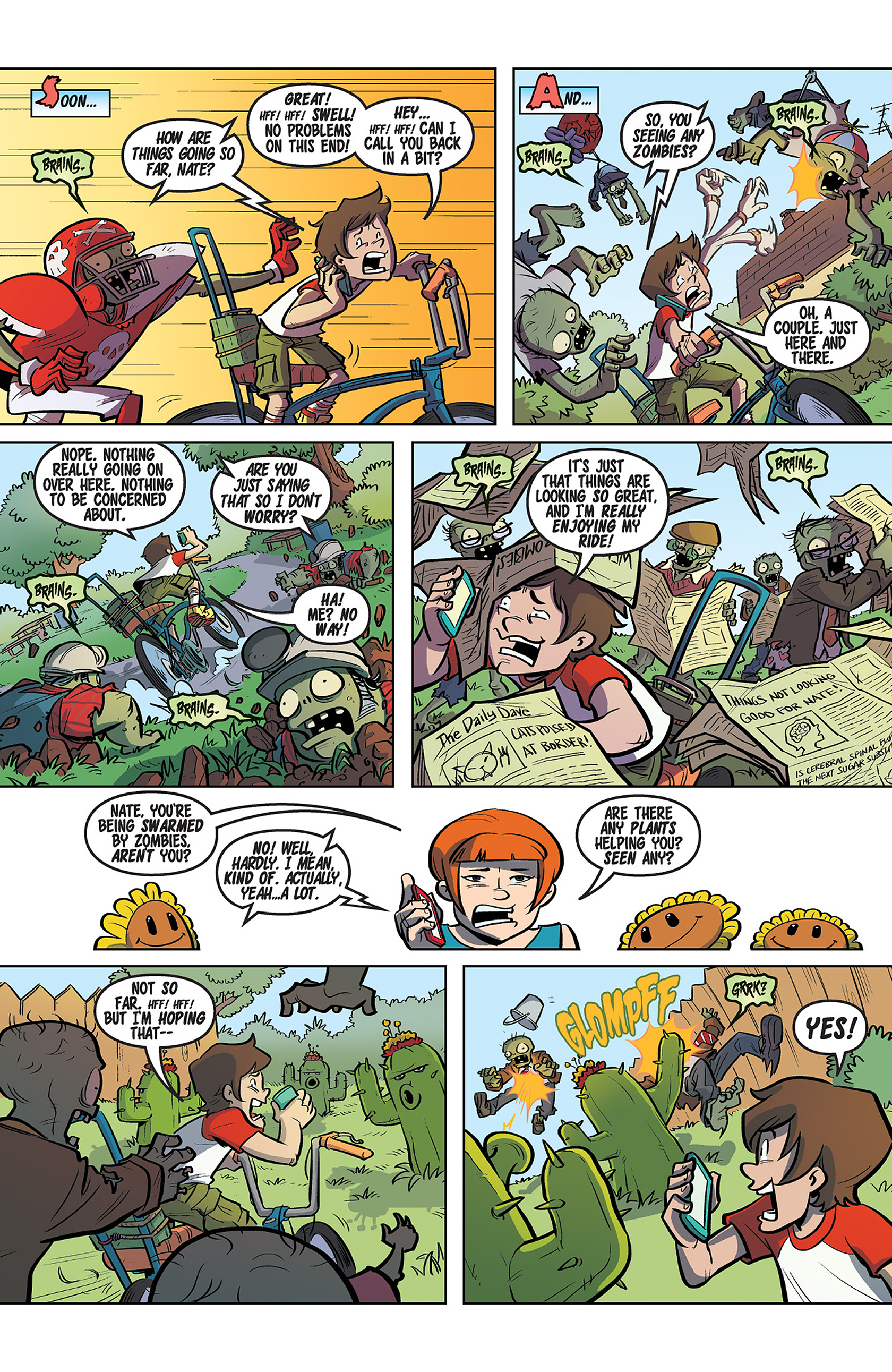 Read online Plants vs. Zombies: Lawnmageddon comic -  Issue #2 - 13