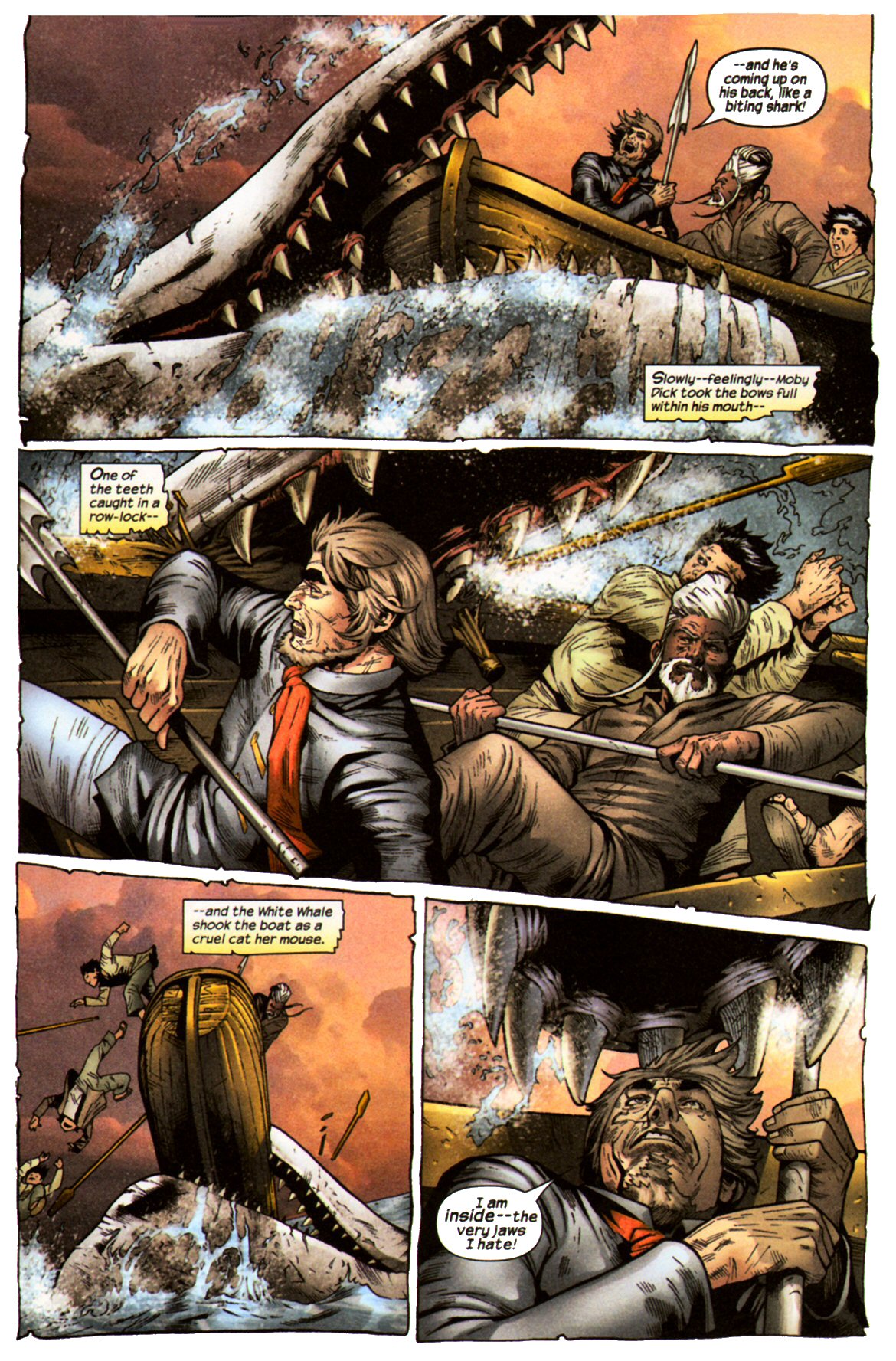 Read online Marvel Illustrated: Moby Dick comic -  Issue # TPB - 103