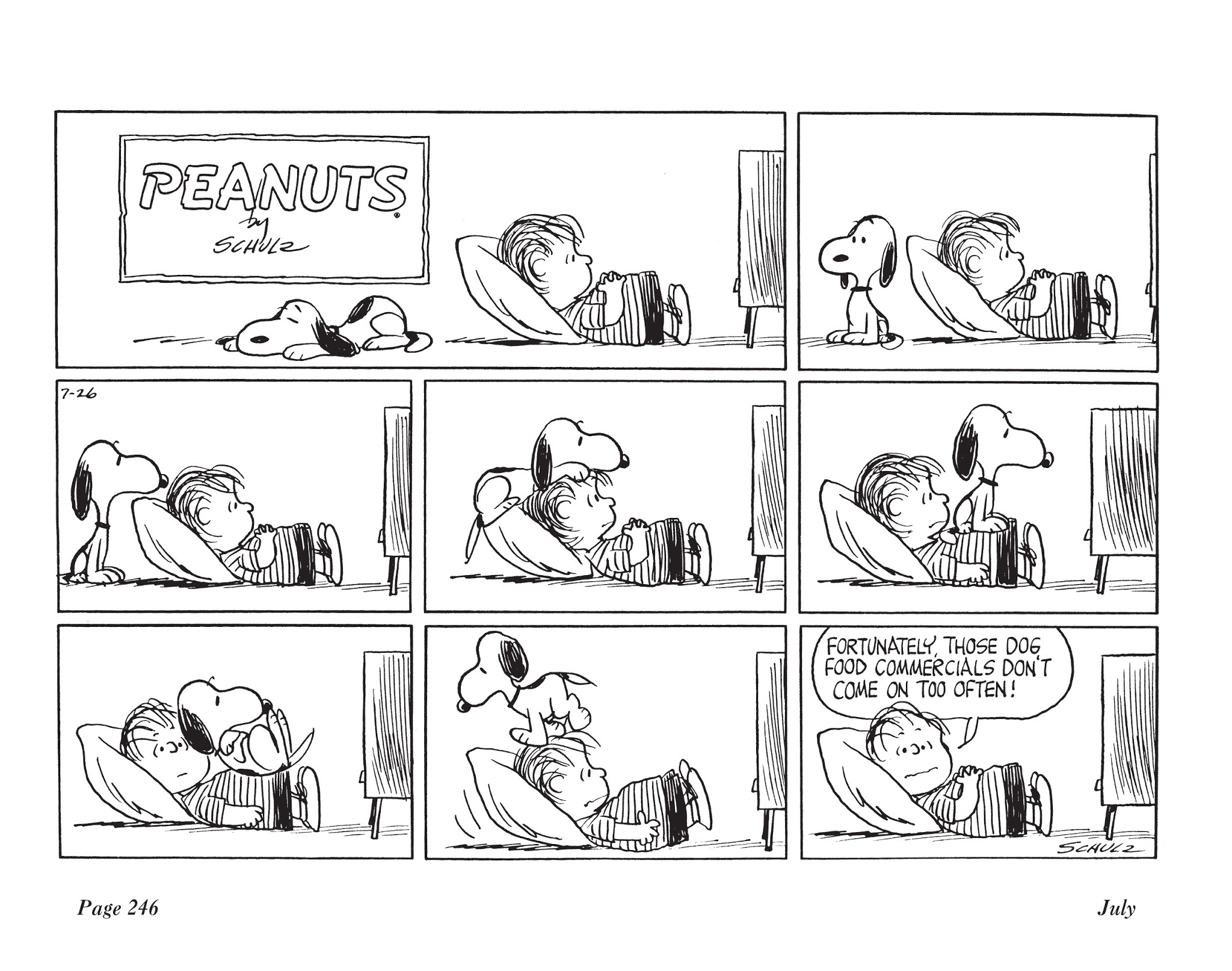 Read online The Complete Peanuts comic -  Issue # TPB 7 - 257