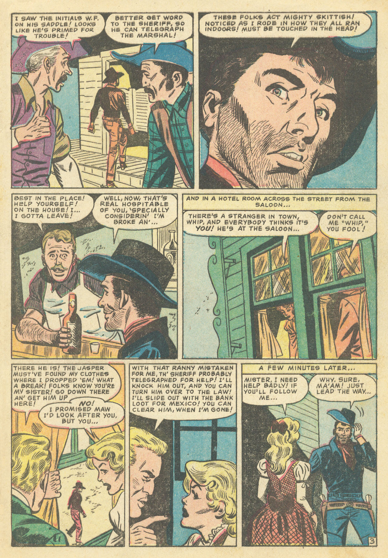 Read online Western Gunfighters (1956) comic -  Issue #23 - 5