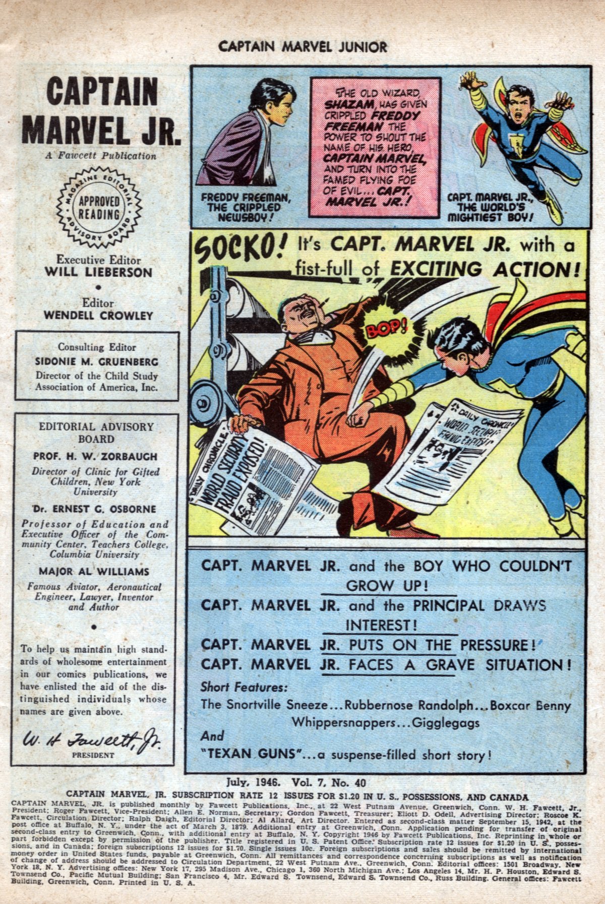 Read online Captain Marvel, Jr. comic -  Issue #40 - 3