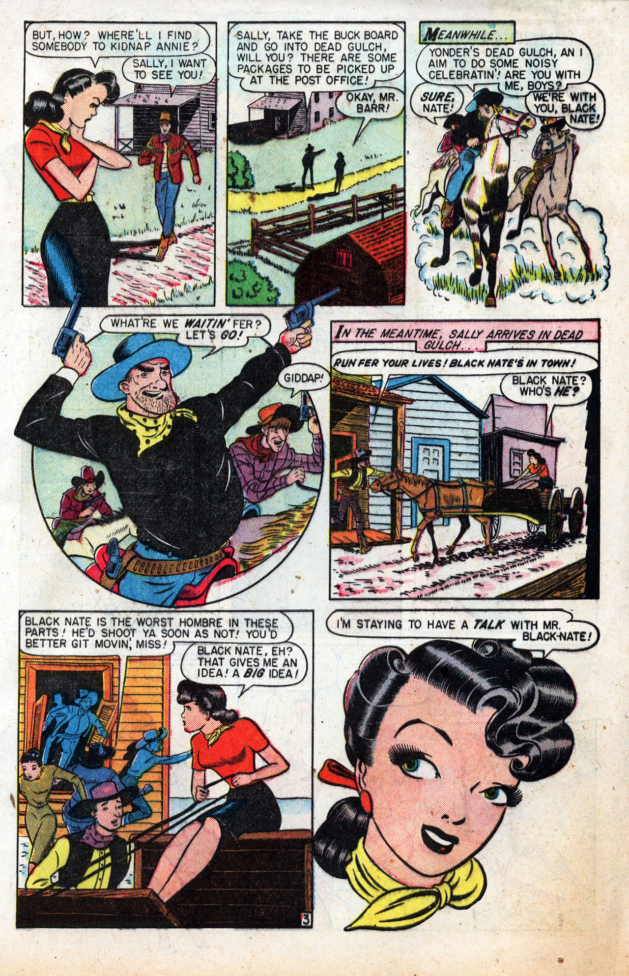 Read online Annie Oakley comic -  Issue #3 - 5