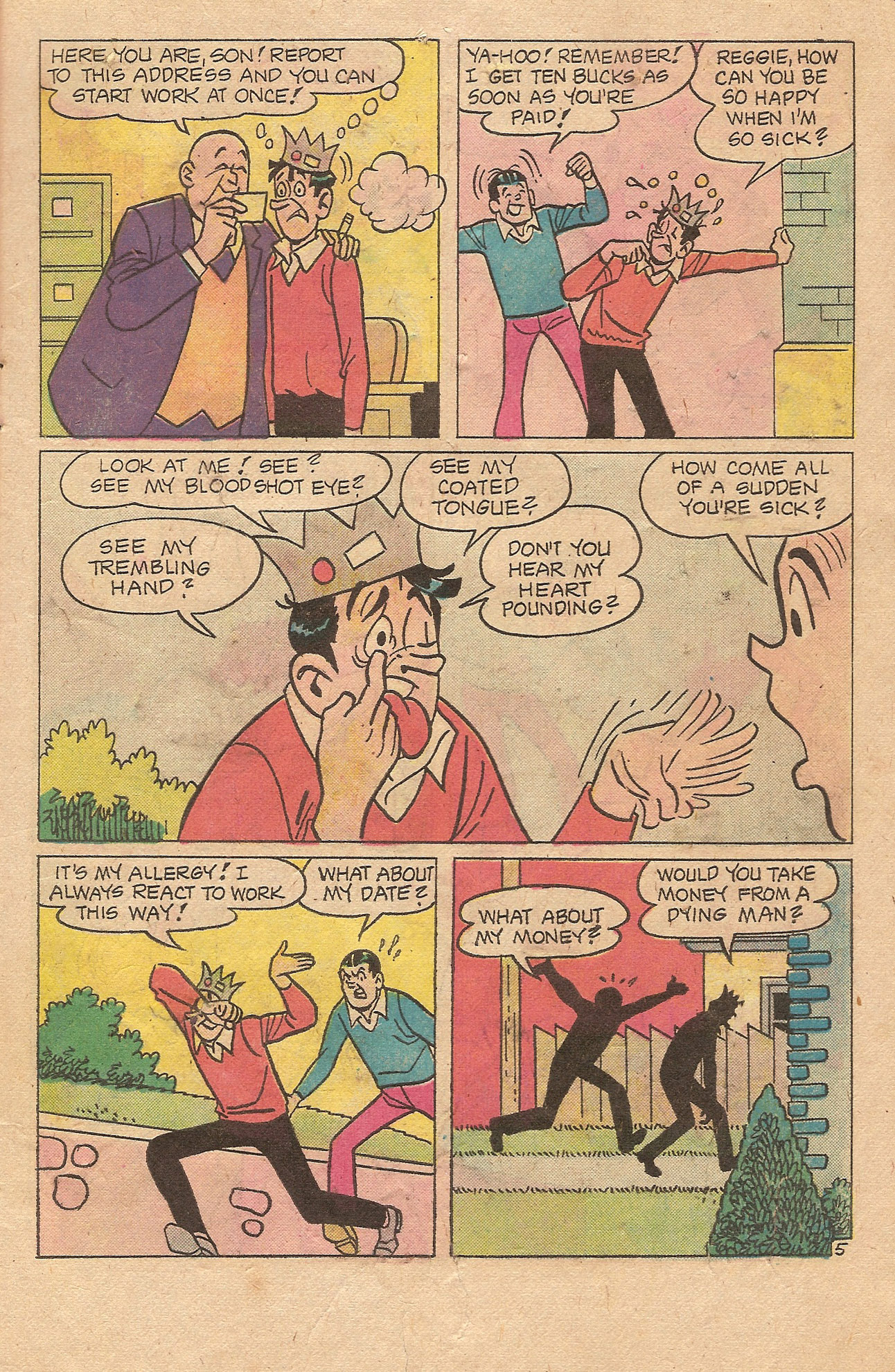 Read online Jughead (1965) comic -  Issue #241 - 7