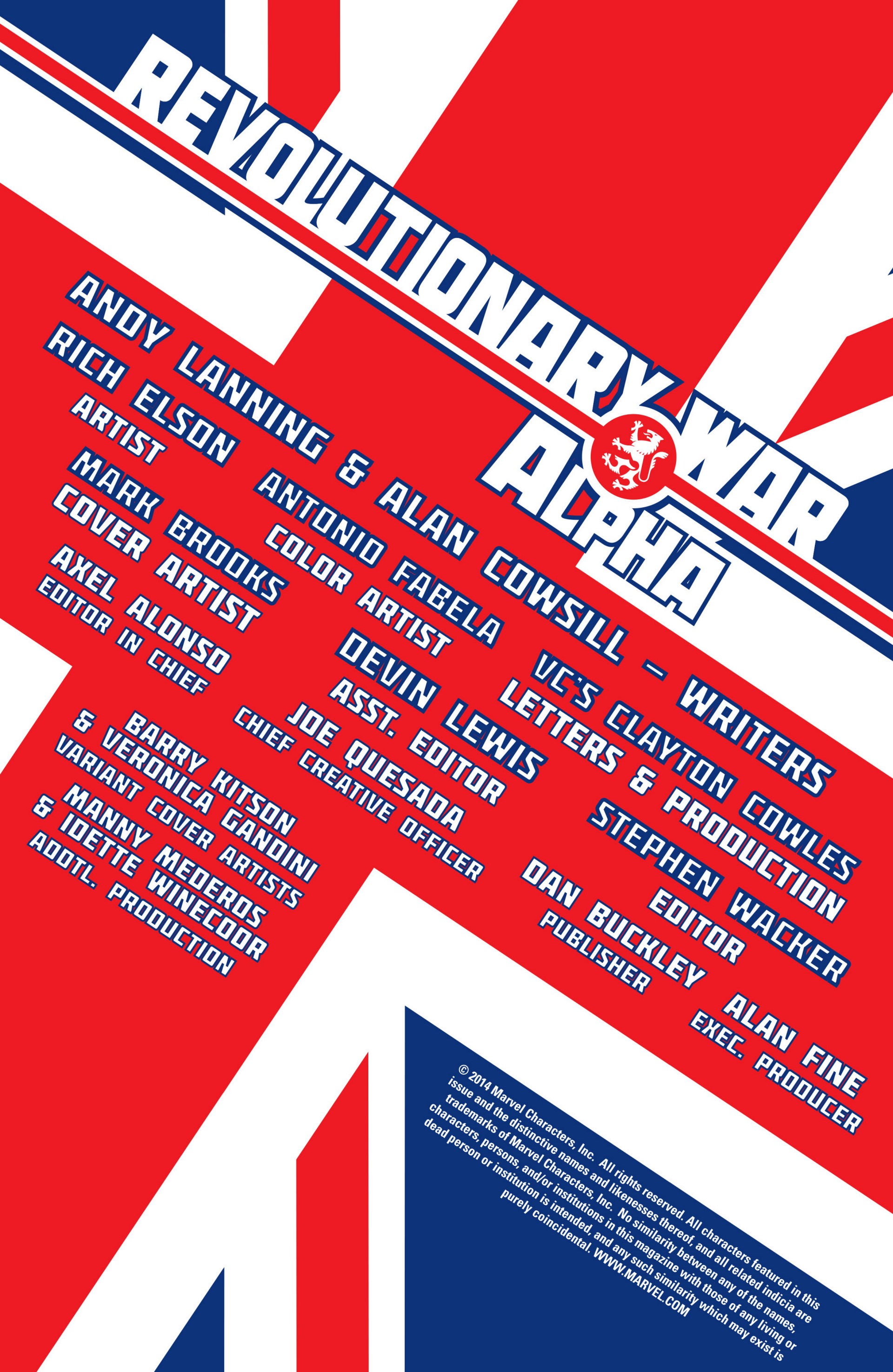 Read online Revolutionary War: Alpha comic -  Issue # Full - 2