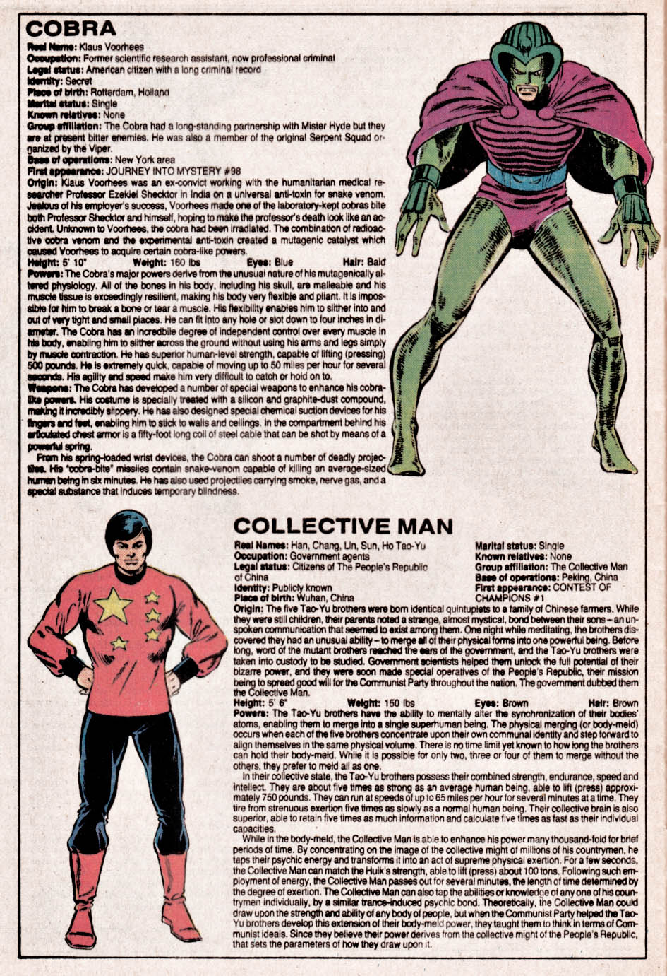 Read online The Official Handbook of the Marvel Universe comic -  Issue #2 - 32