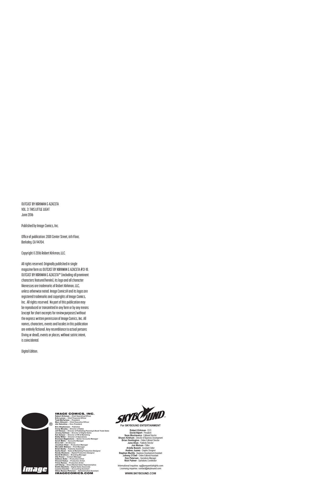 Read online Outcast by Kirkman & Azaceta comic -  Issue # _TPB 3 - 4