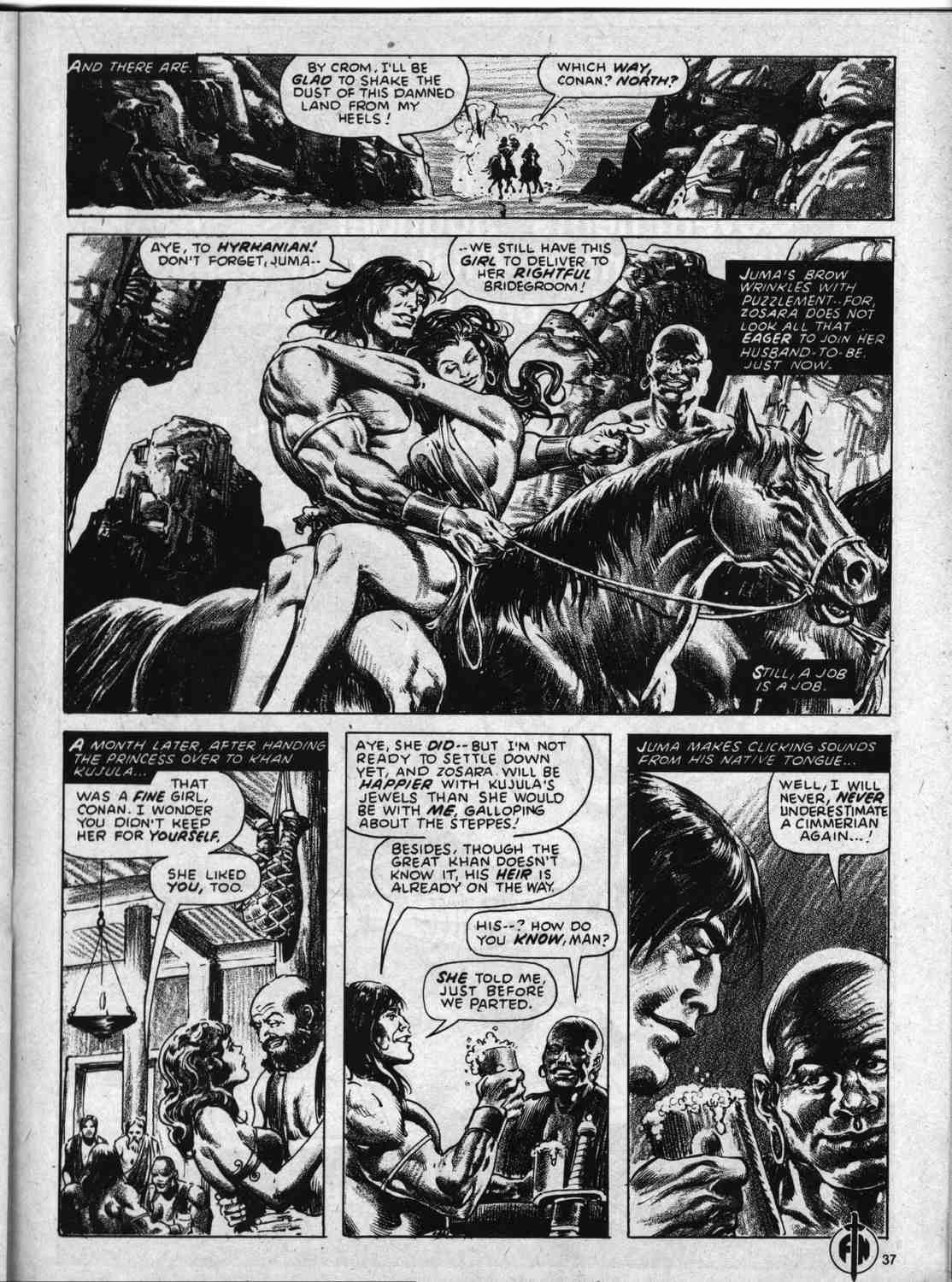 The Savage Sword Of Conan issue 59 - Page 37