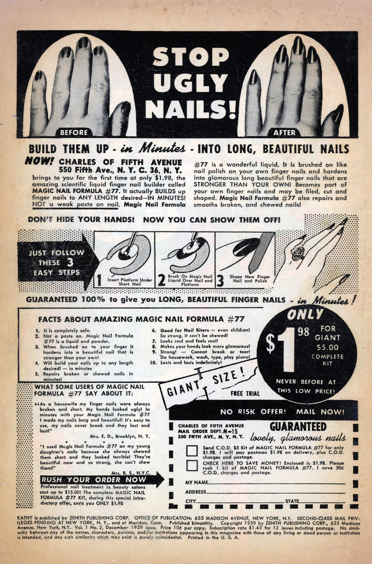 Read online Kathy (1959) comic -  Issue #2 - 2