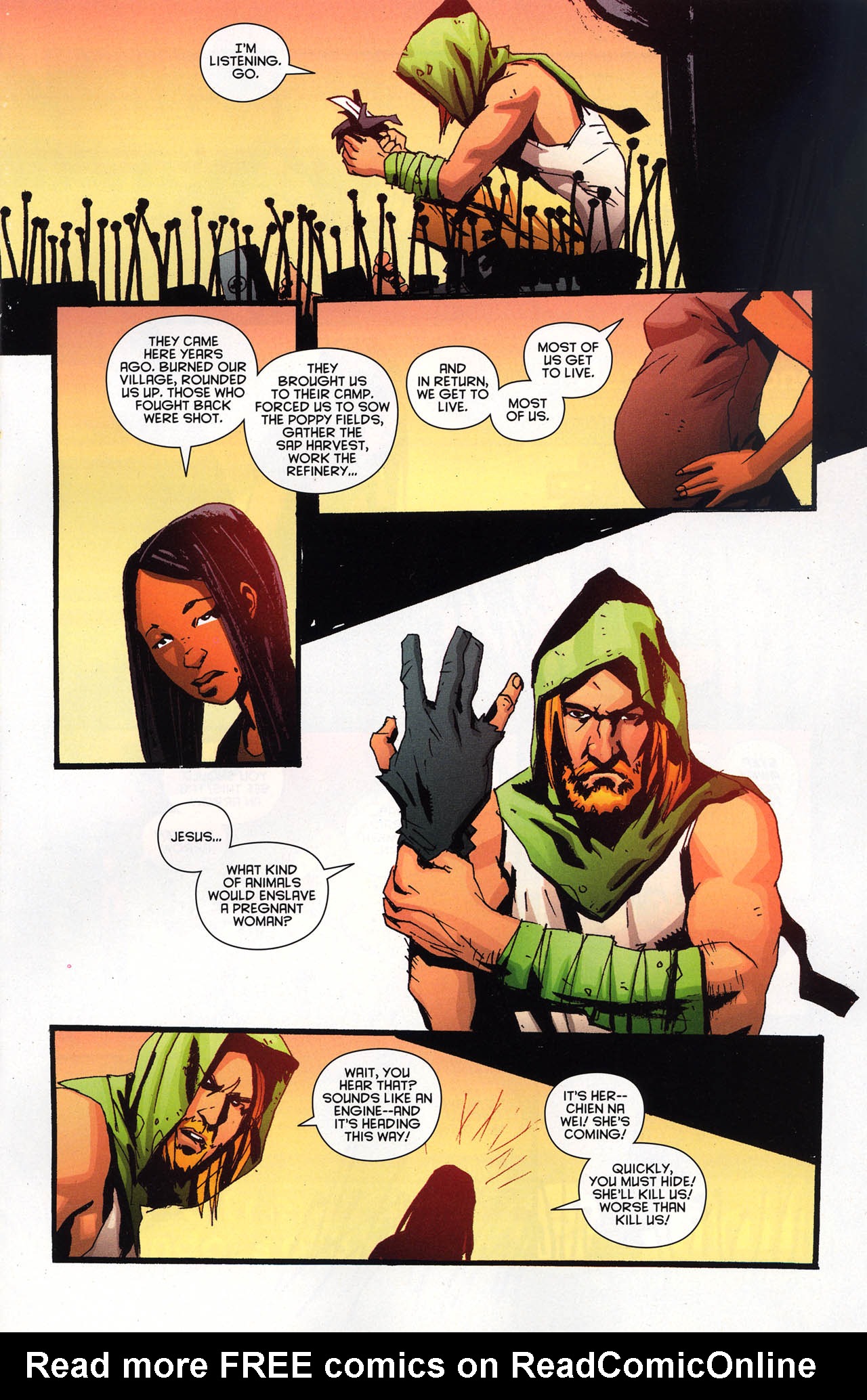 Read online Green Arrow: Year One comic -  Issue #3 - 11