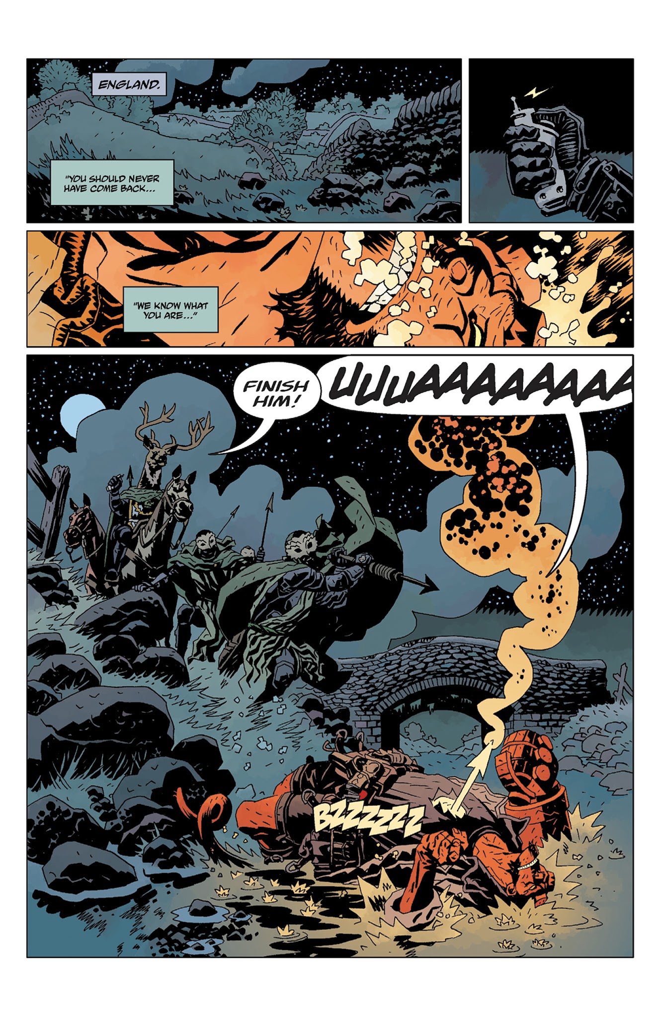 Read online Hellboy: The Wild Hunt comic -  Issue # TPB - 36