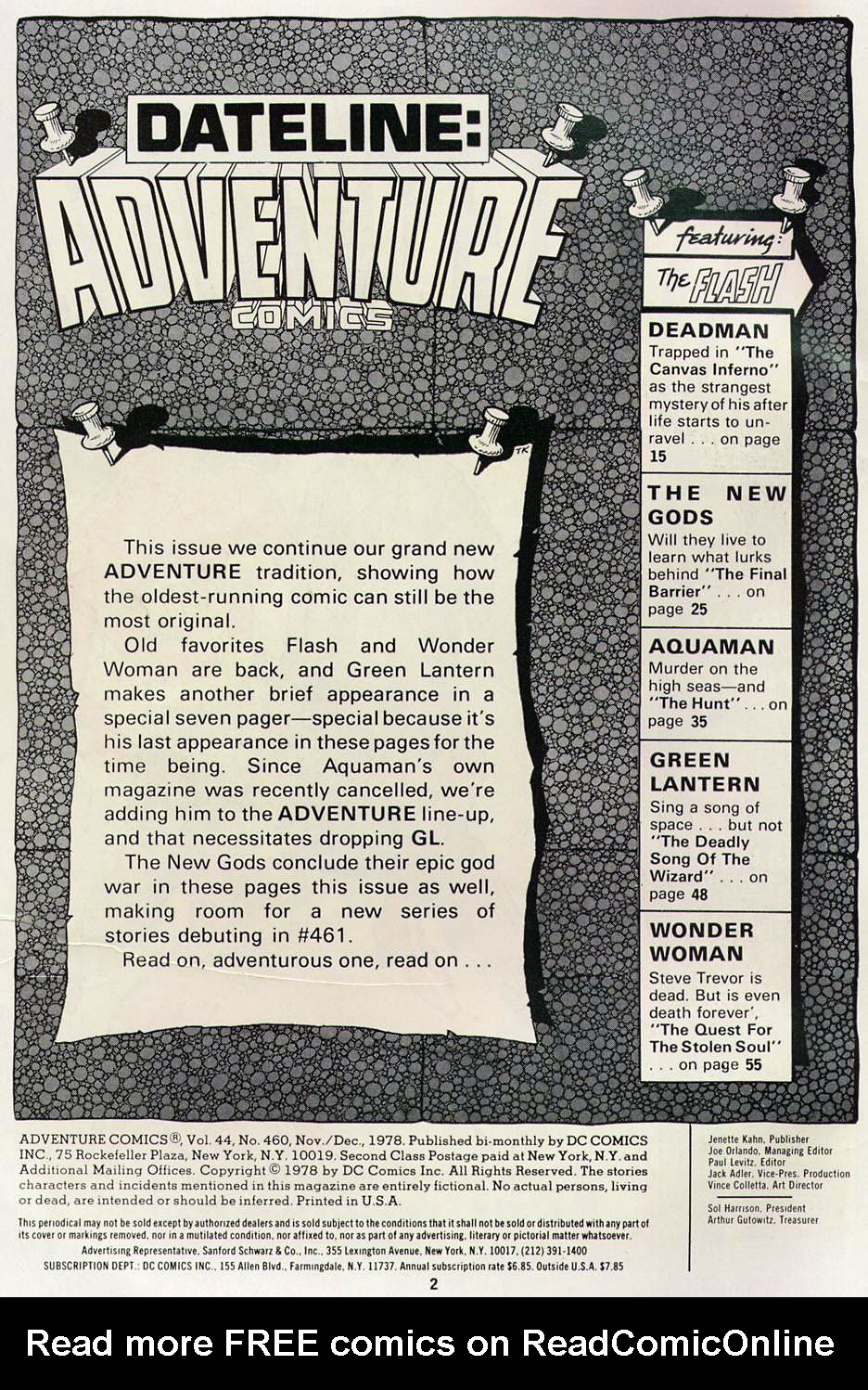 Read online Adventure Comics (1938) comic -  Issue #460 - 2