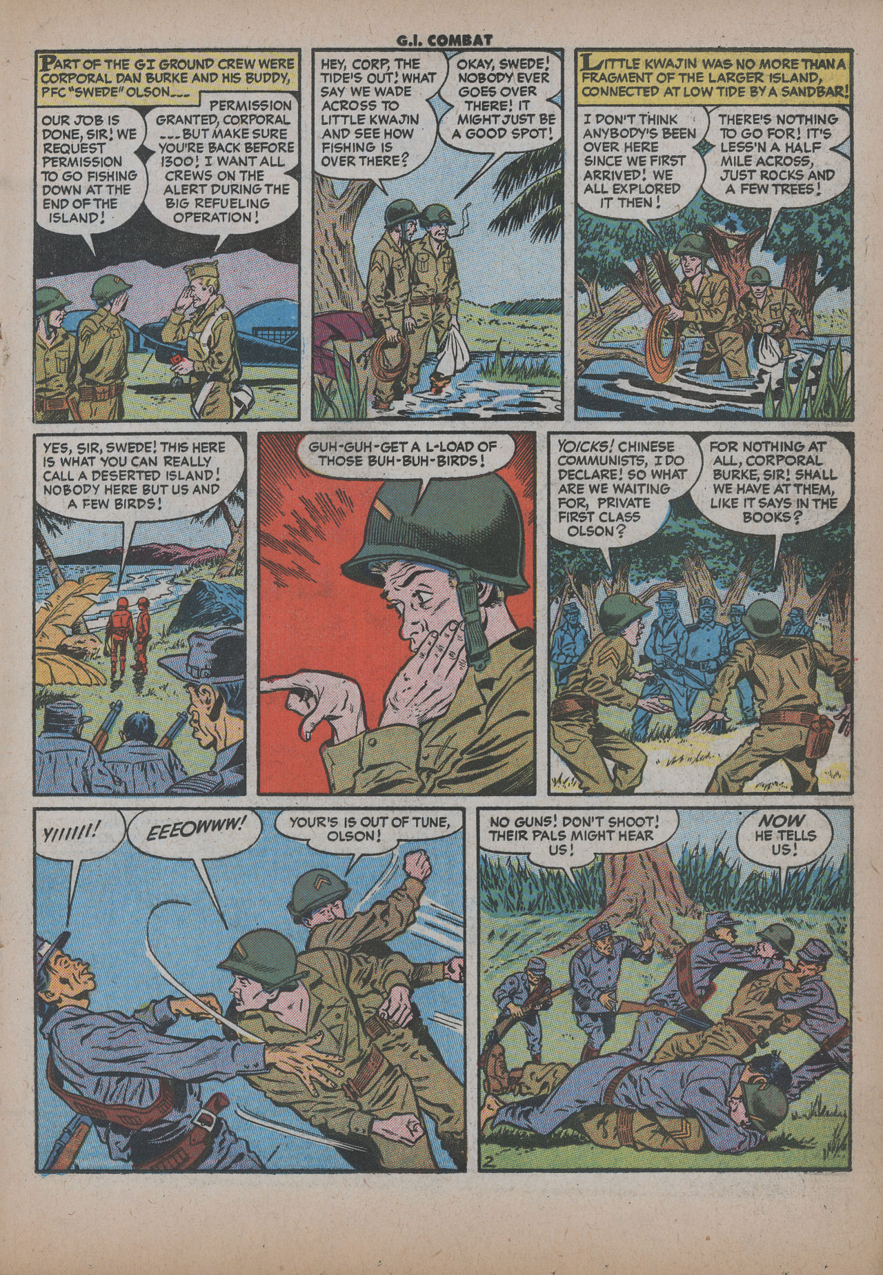 Read online G.I. Combat (1952) comic -  Issue #35 - 19