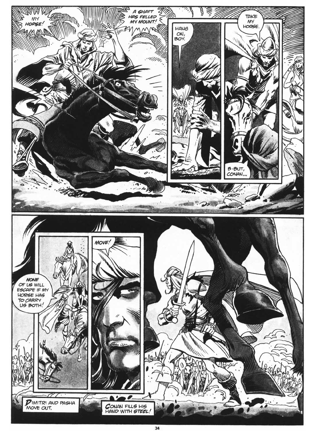 Read online The Savage Sword Of Conan comic -  Issue #160 - 36