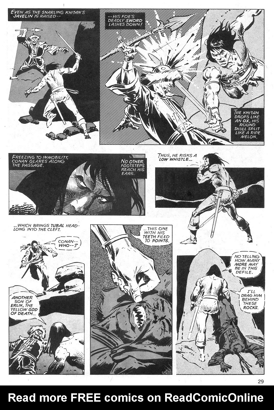 Read online The Savage Sword Of Conan comic -  Issue #31 - 29