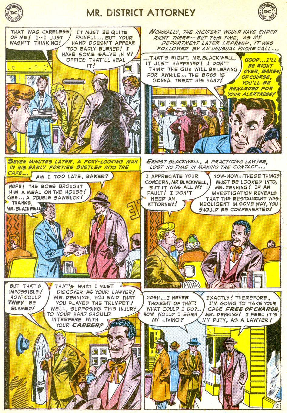 Read online Mr. District Attorney comic -  Issue #40 - 4