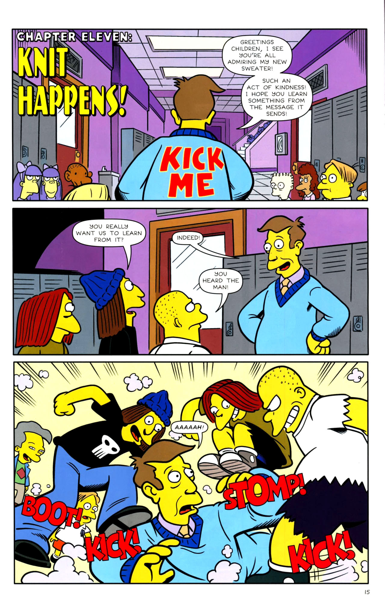 Read online Bongo Comics presents Comic Book Guy: The Comic Book comic -  Issue #4 - 17