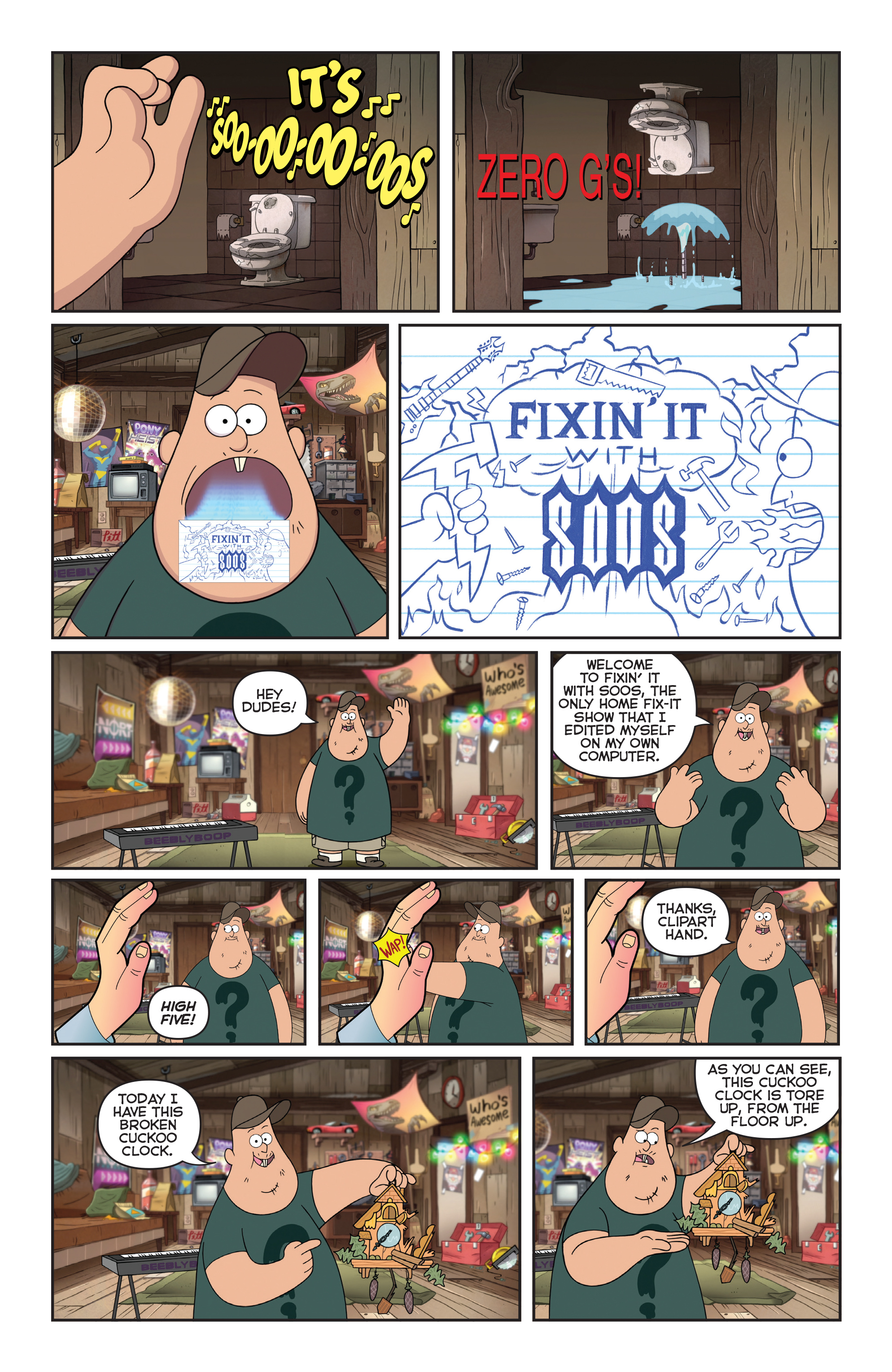 Read online Disney Gravity Falls Shorts Cinestory Comic comic -  Issue #1 - 22