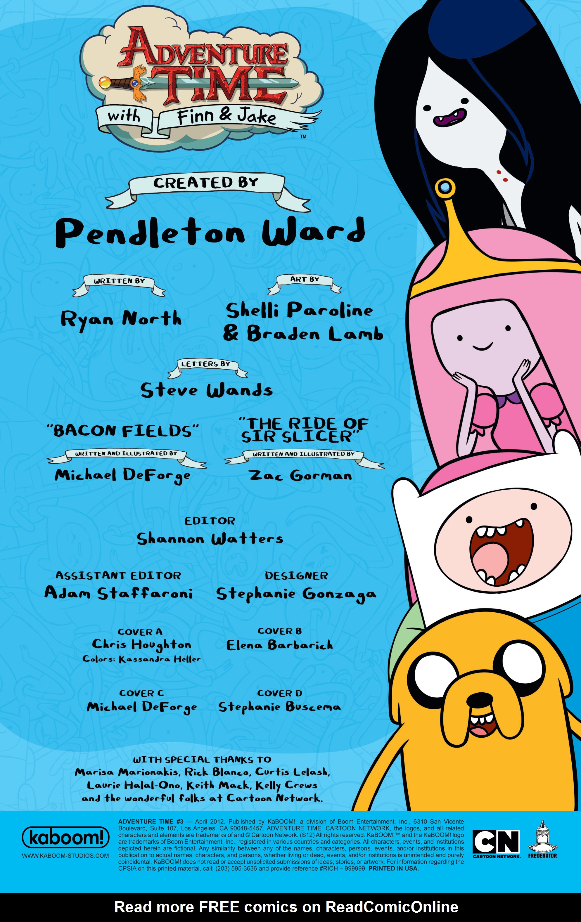 Read online Adventure Time comic -  Issue #3 - 5