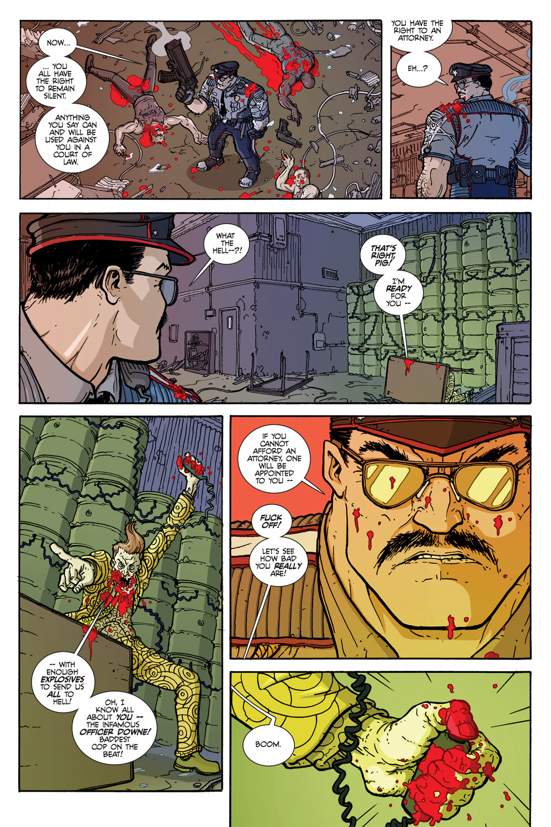 Read online Officer Downe: Bigger, Better, Bastard Edition comic -  Issue # TPB - 10