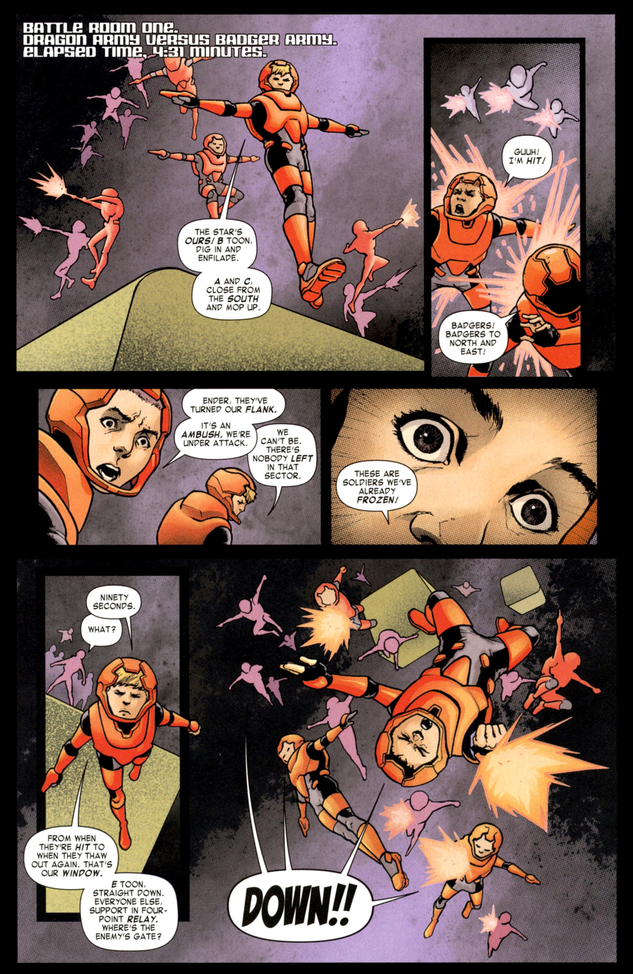 Read online Ender's Shadow: Command School comic -  Issue #3 - 4