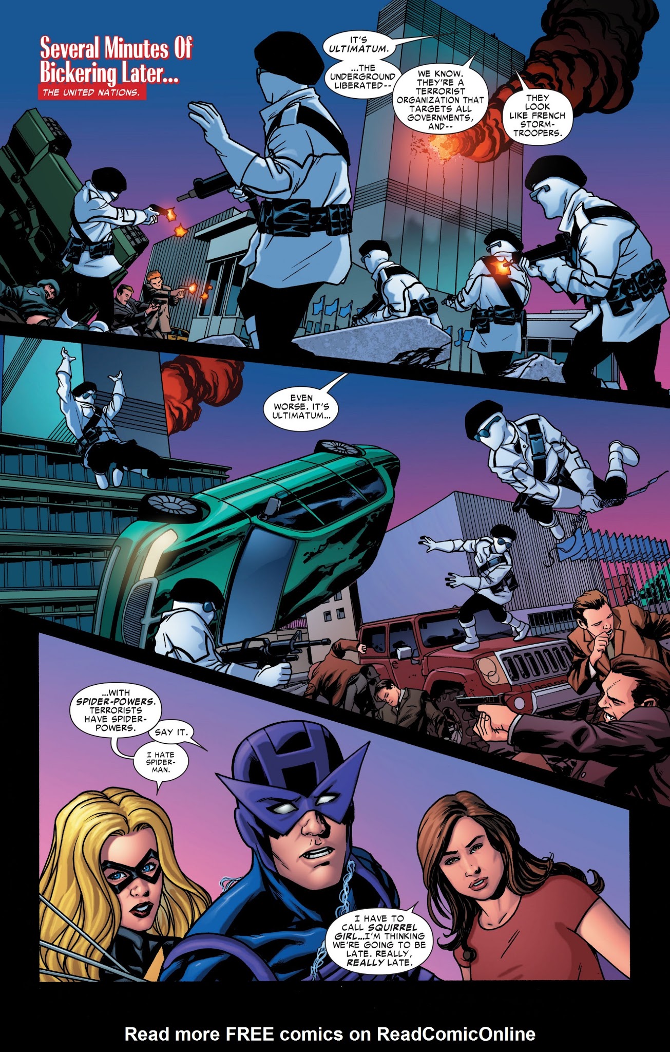 Read online Spider-Island: The Avengers comic -  Issue # Full - 7