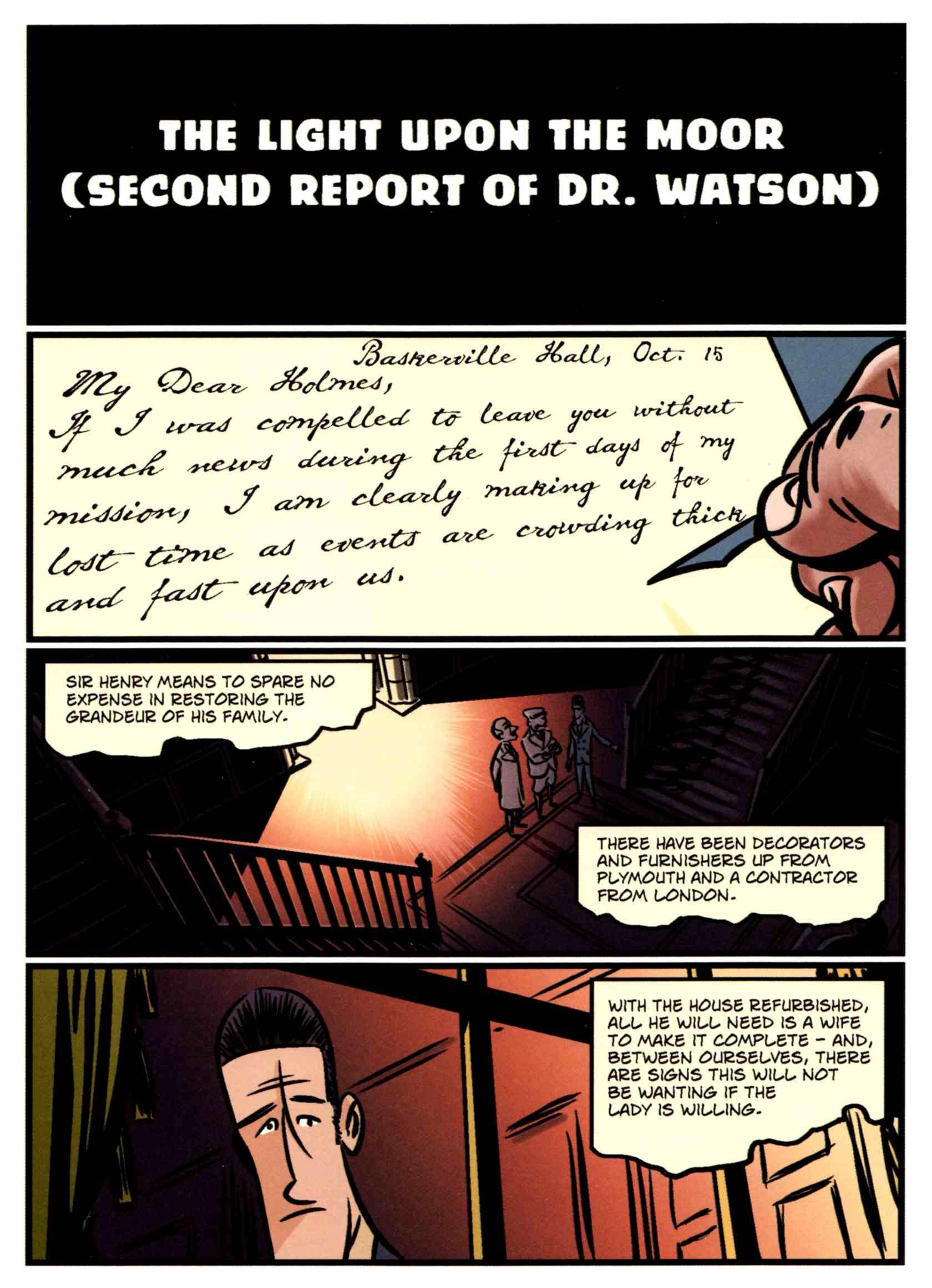 Read online The Hound of the Baskervilles (2009) comic -  Issue # TPB - 84