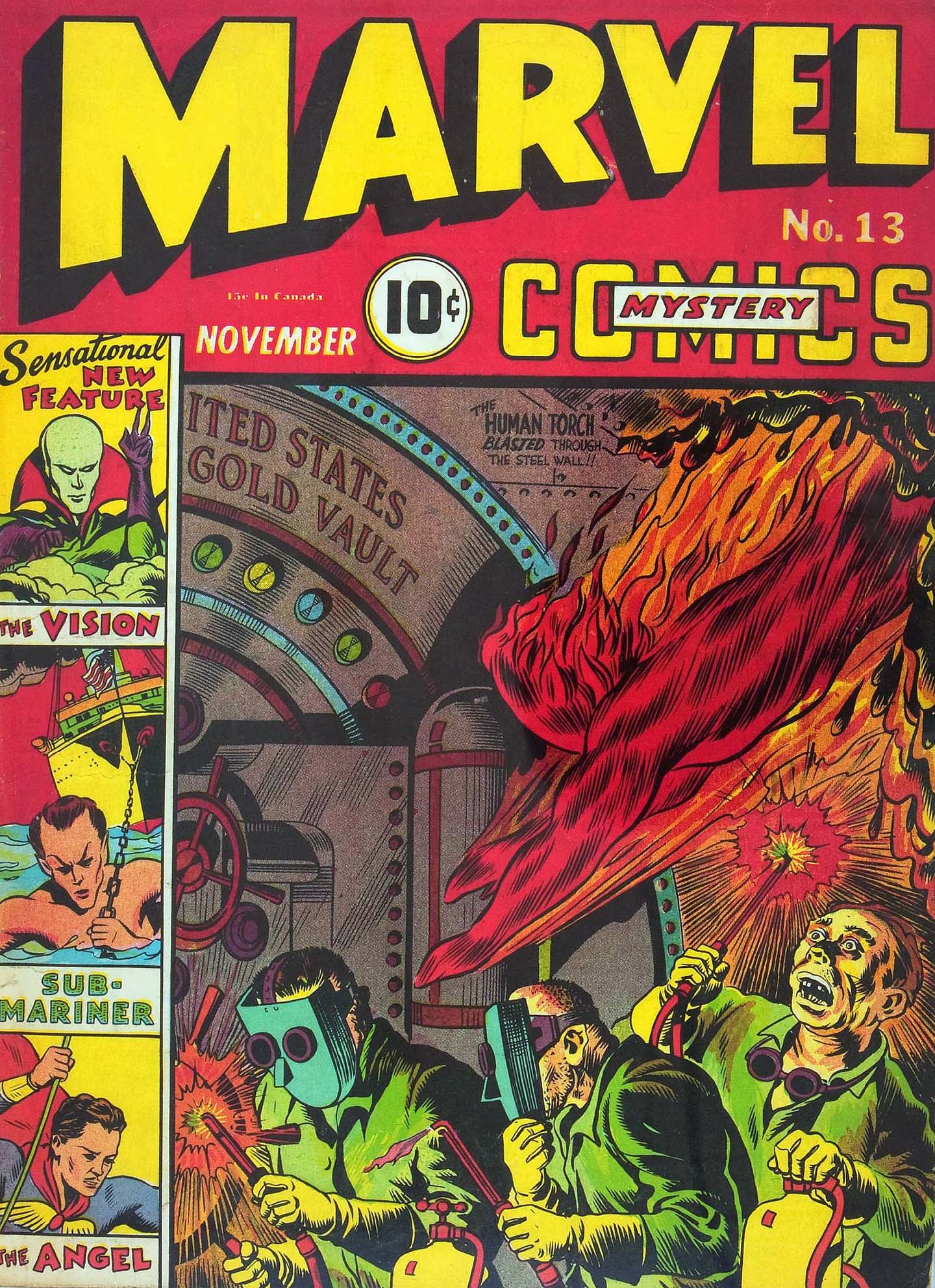 Read online Marvel Mystery Comics comic -  Issue #13 - 1
