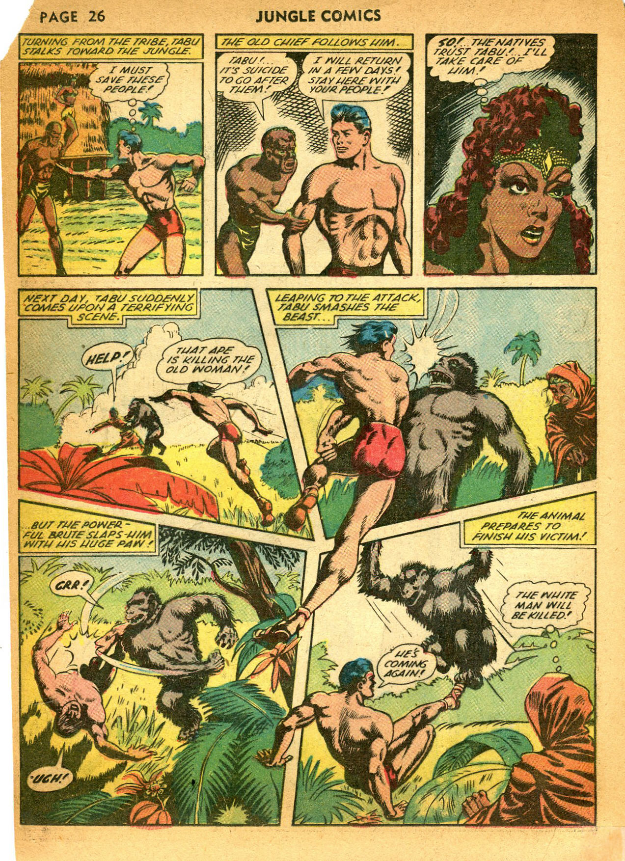 Read online Jungle Comics comic -  Issue #35 - 28