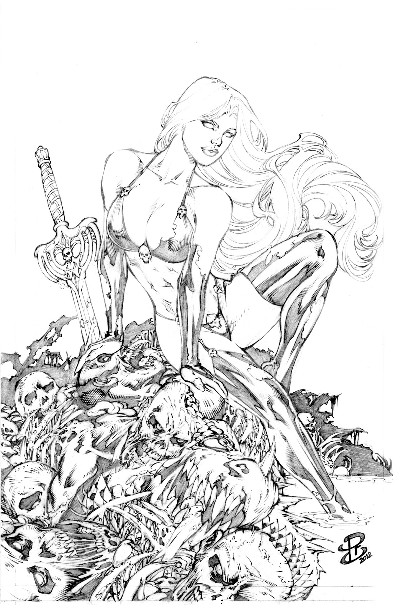 Read online Lady Death: Apocalypse comic -  Issue #0 - 54