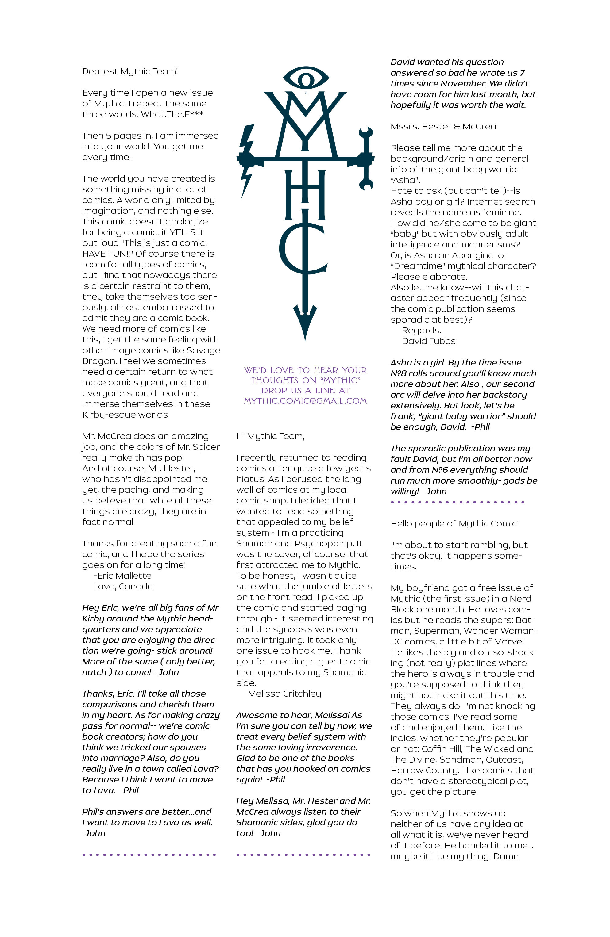 Read online Mythic comic -  Issue #7 - 19