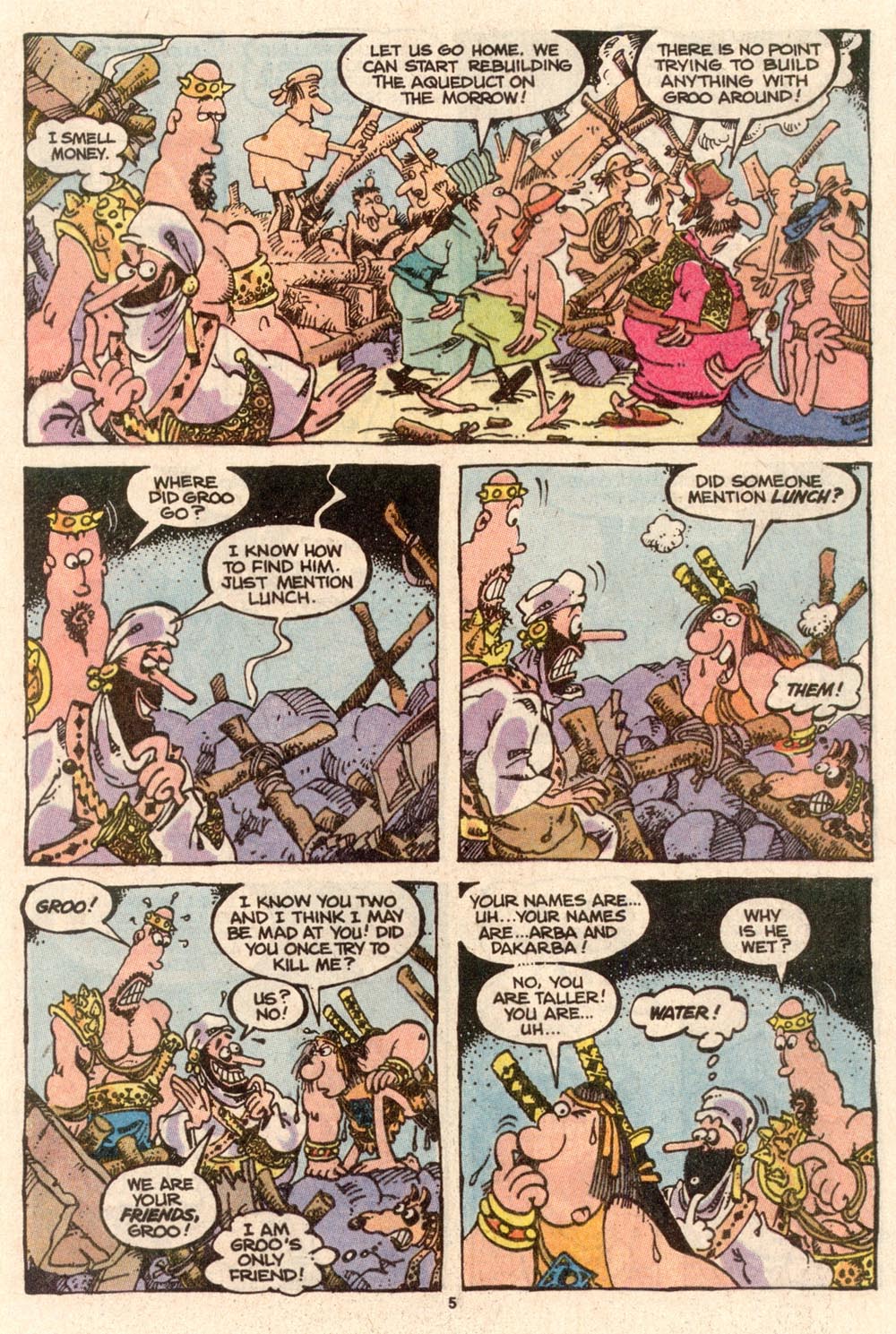 Read online Sergio Aragonés Groo the Wanderer comic -  Issue #63 - 5