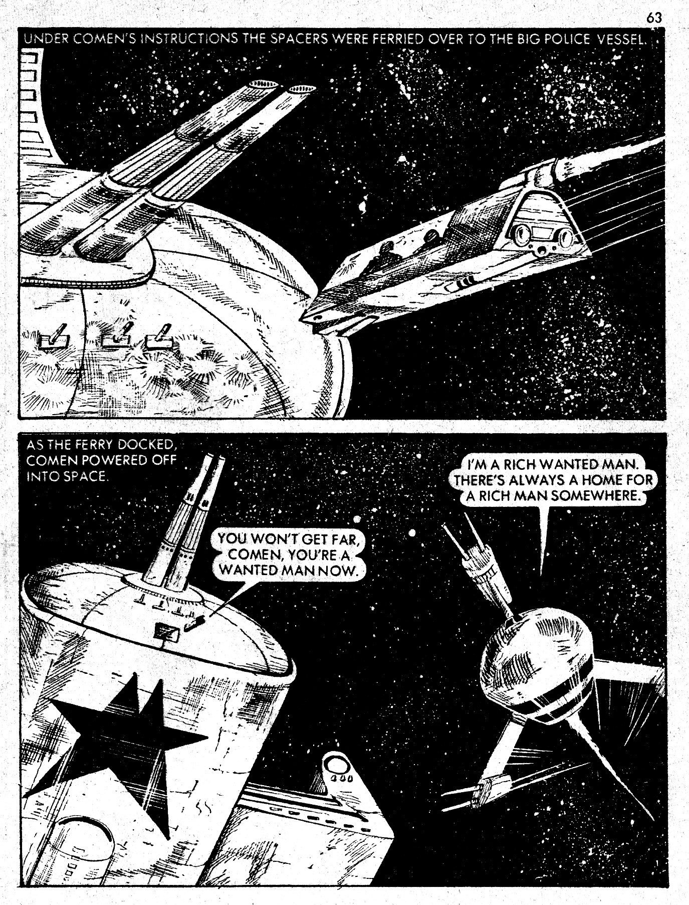 Read online Starblazer comic -  Issue #8 - 63