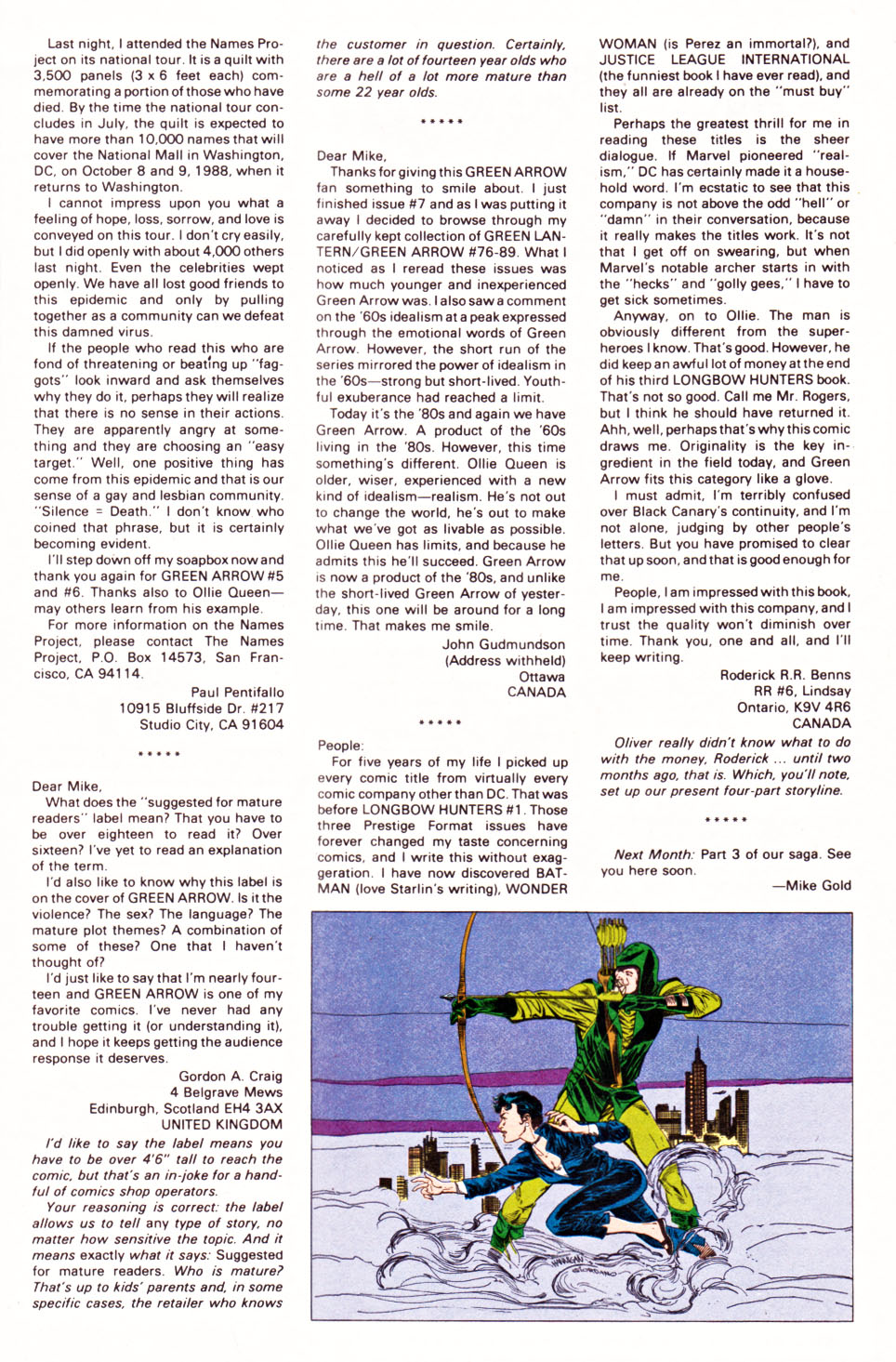 Read online Green Arrow (1988) comic -  Issue #10 - 27
