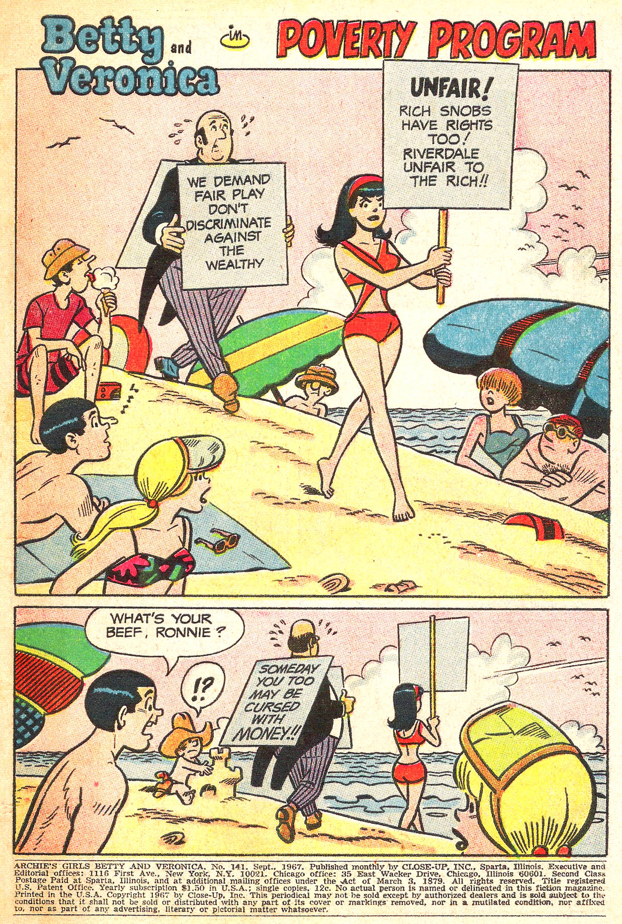 Read online Archie's Girls Betty and Veronica comic -  Issue #141 - 3