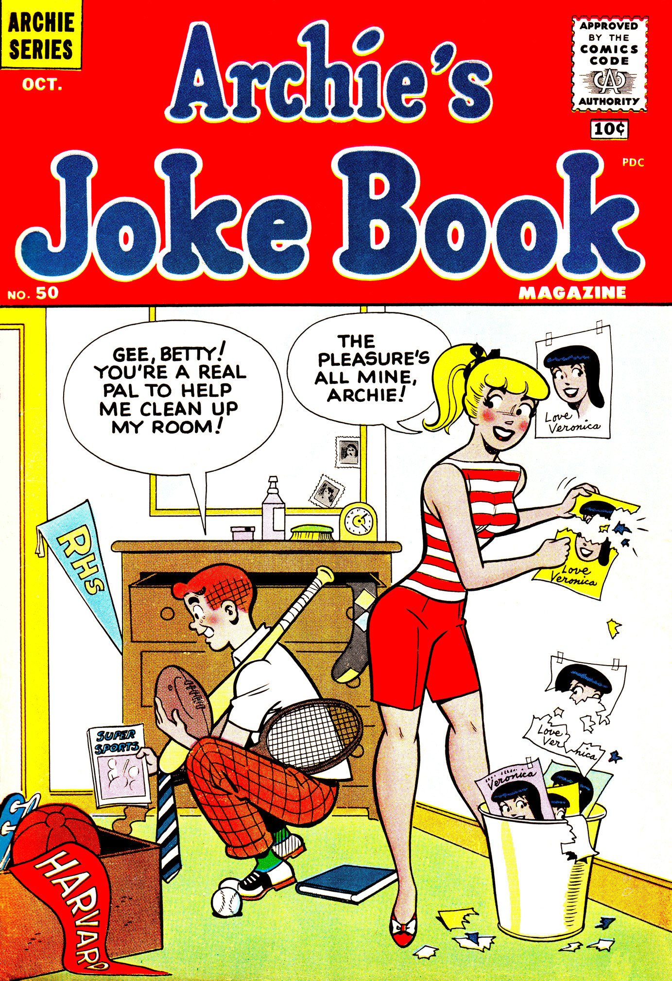 Read online Archie's Joke Book Magazine comic -  Issue #50 - 1