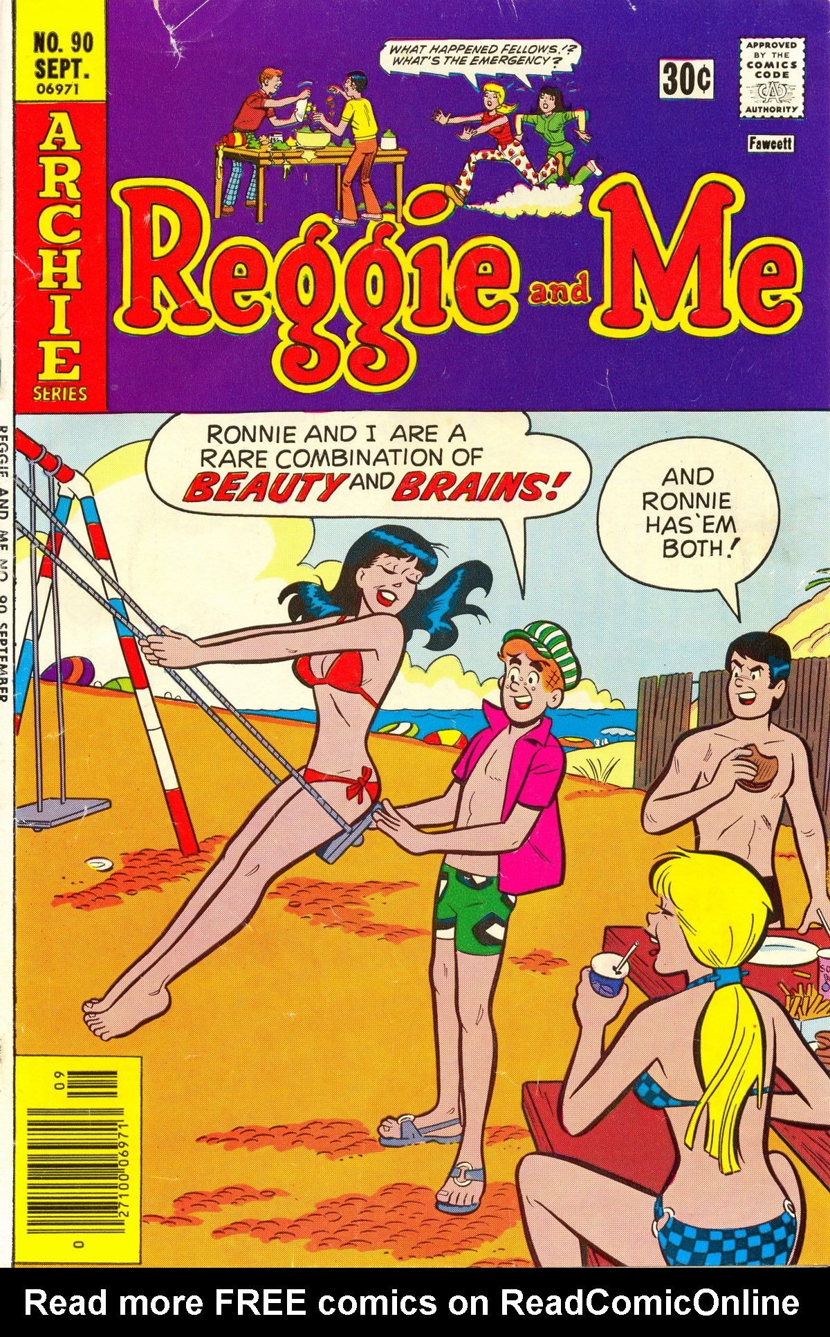 Read online Reggie and Me (1966) comic -  Issue #90 - 1