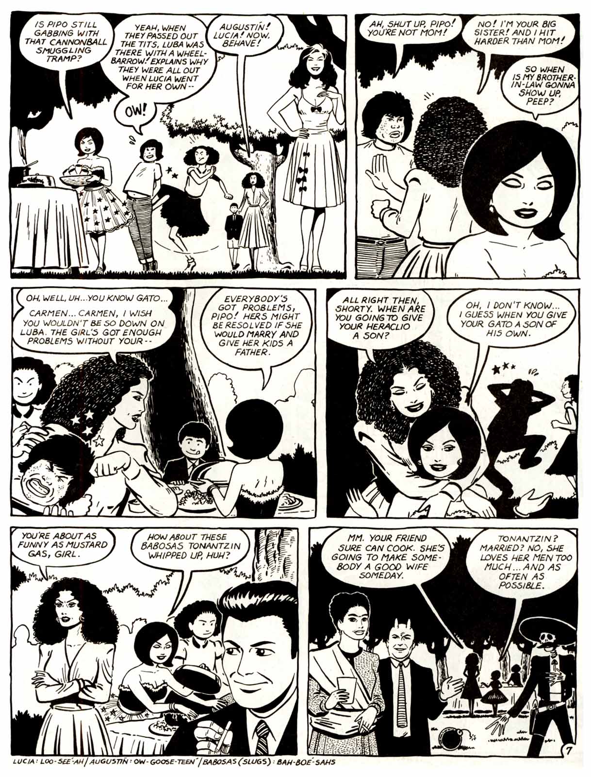 Read online Love and Rockets (1982) comic -  Issue #10 - 40
