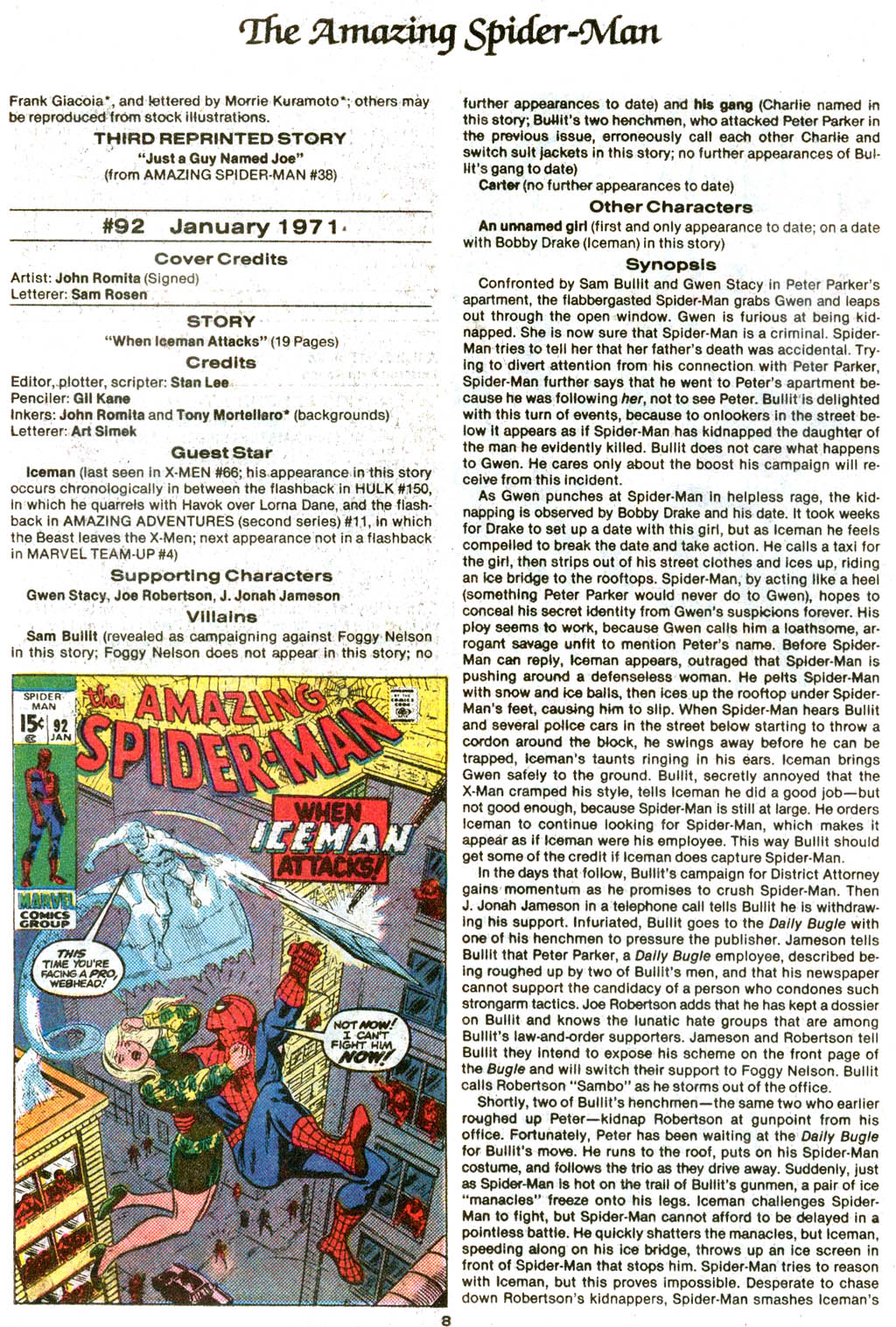 Read online The Official Marvel Index to The Amazing Spider-Man comic -  Issue #4 - 10