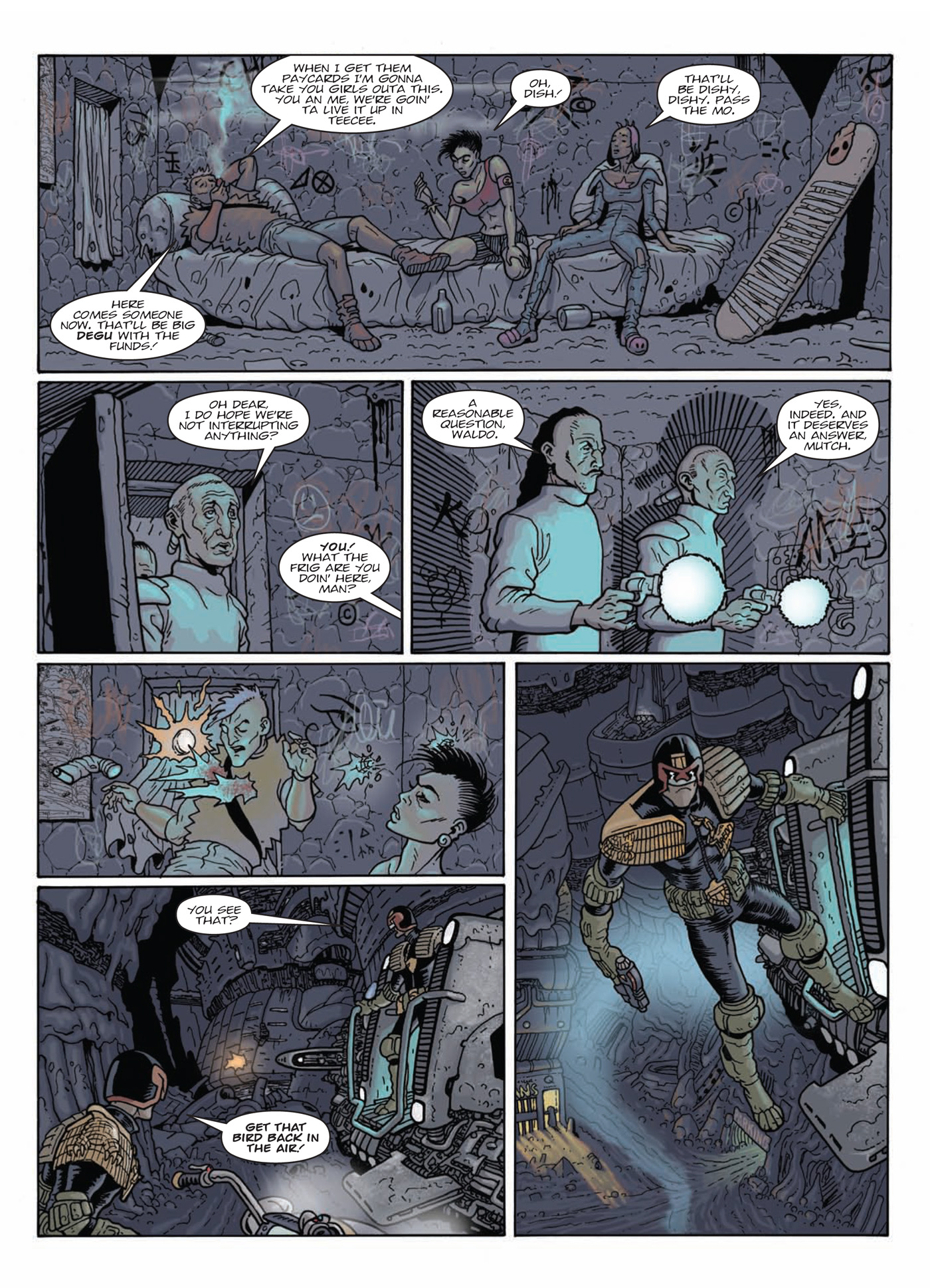 Read online Judge Dredd: Day of Chaos: Fallout comic -  Issue # TPB (Part 2) - 94