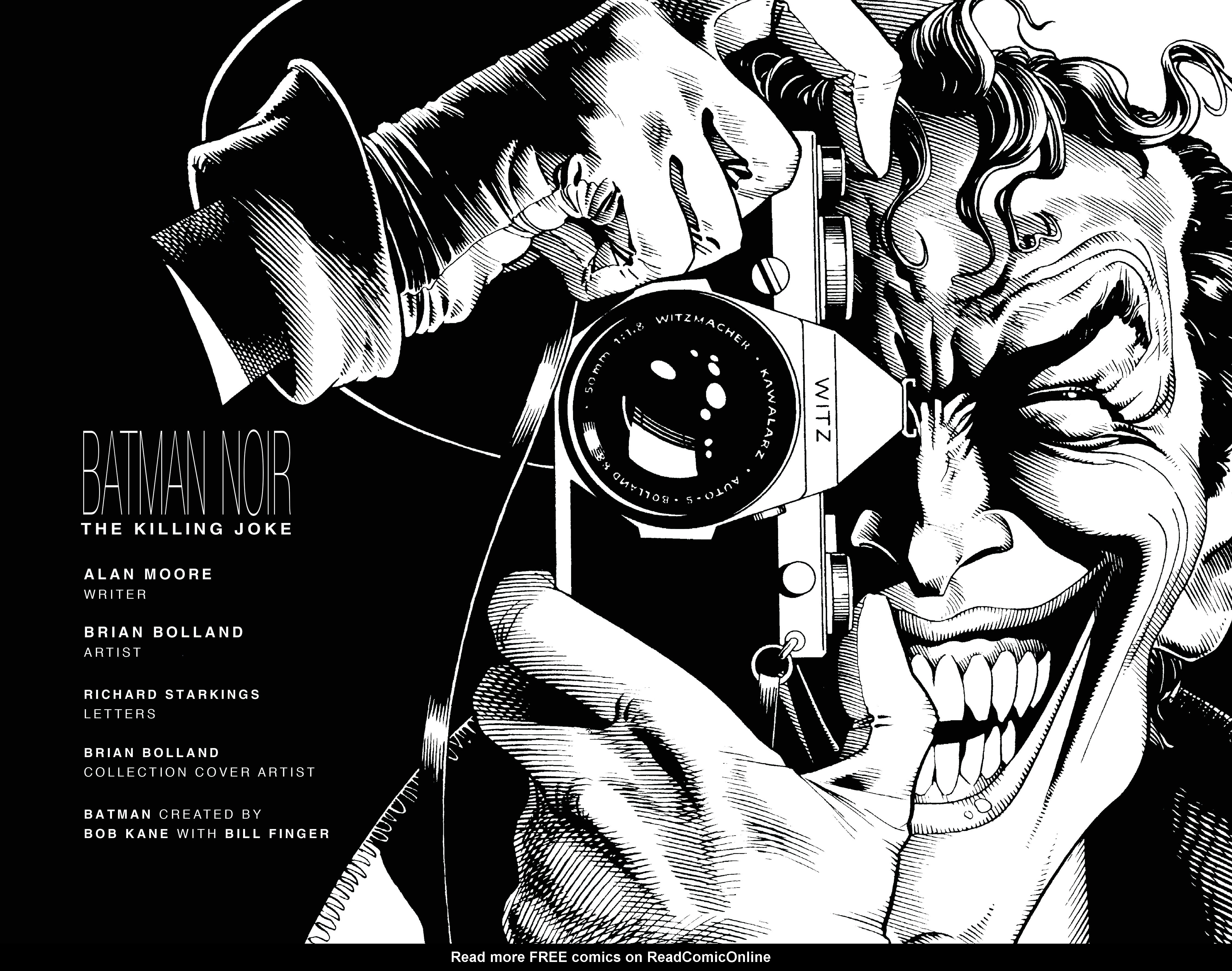 Joke read. Batman Noir the Killing joke. Бэтмен убийственная шутка Джокер.