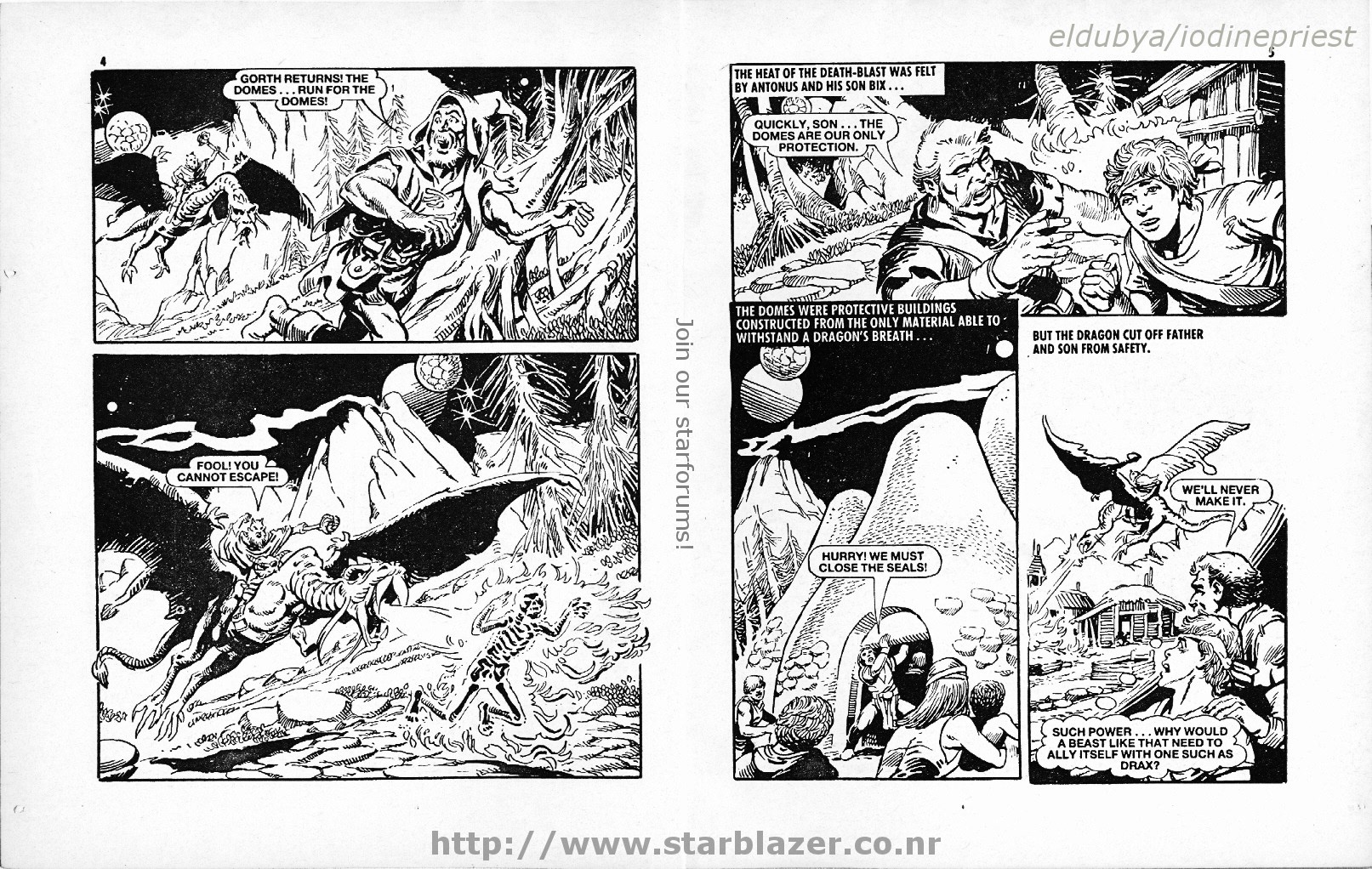 Read online Starblazer comic -  Issue #210 - 4