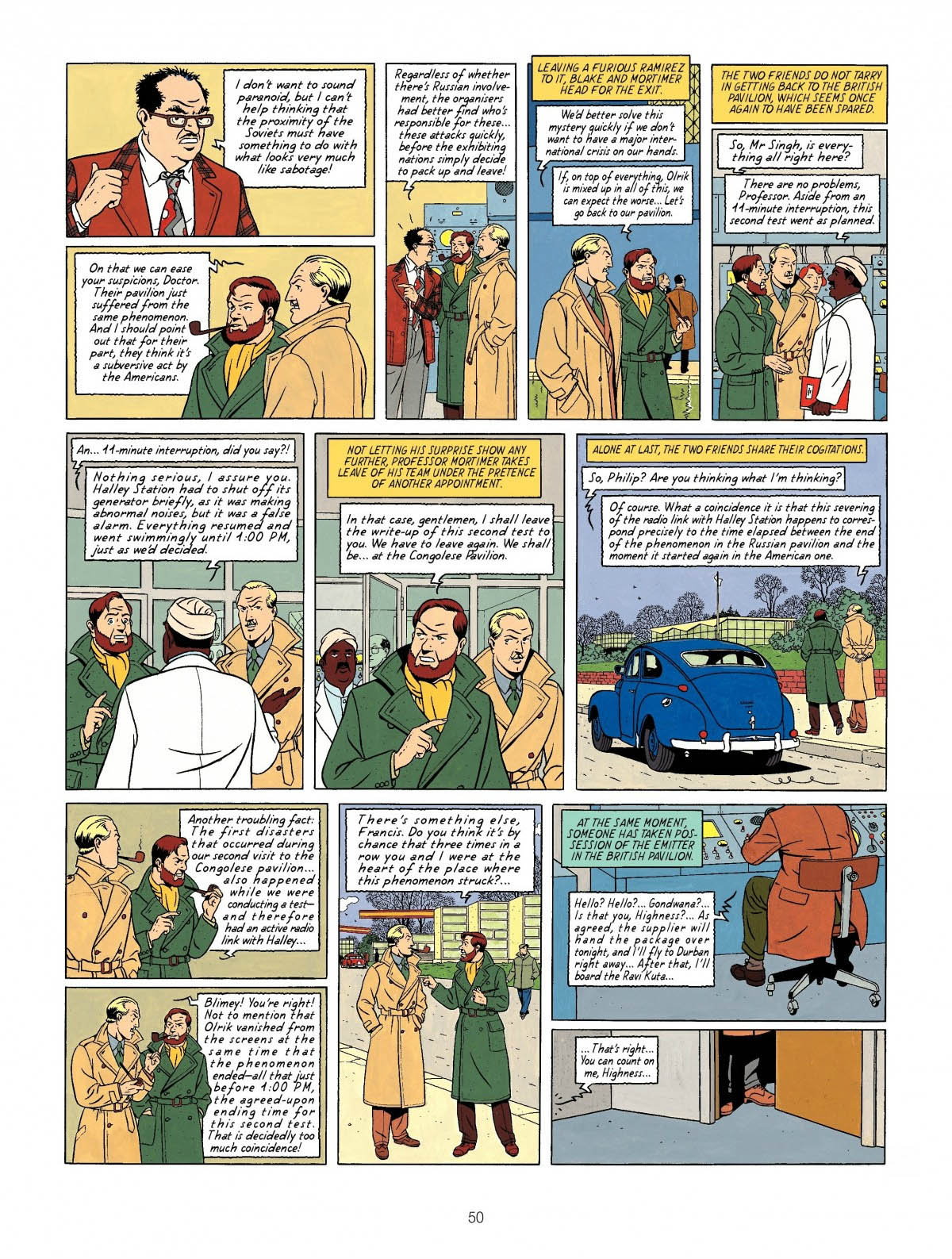 Read online The Adventures of Blake & Mortimer comic -  Issue #9 - 52
