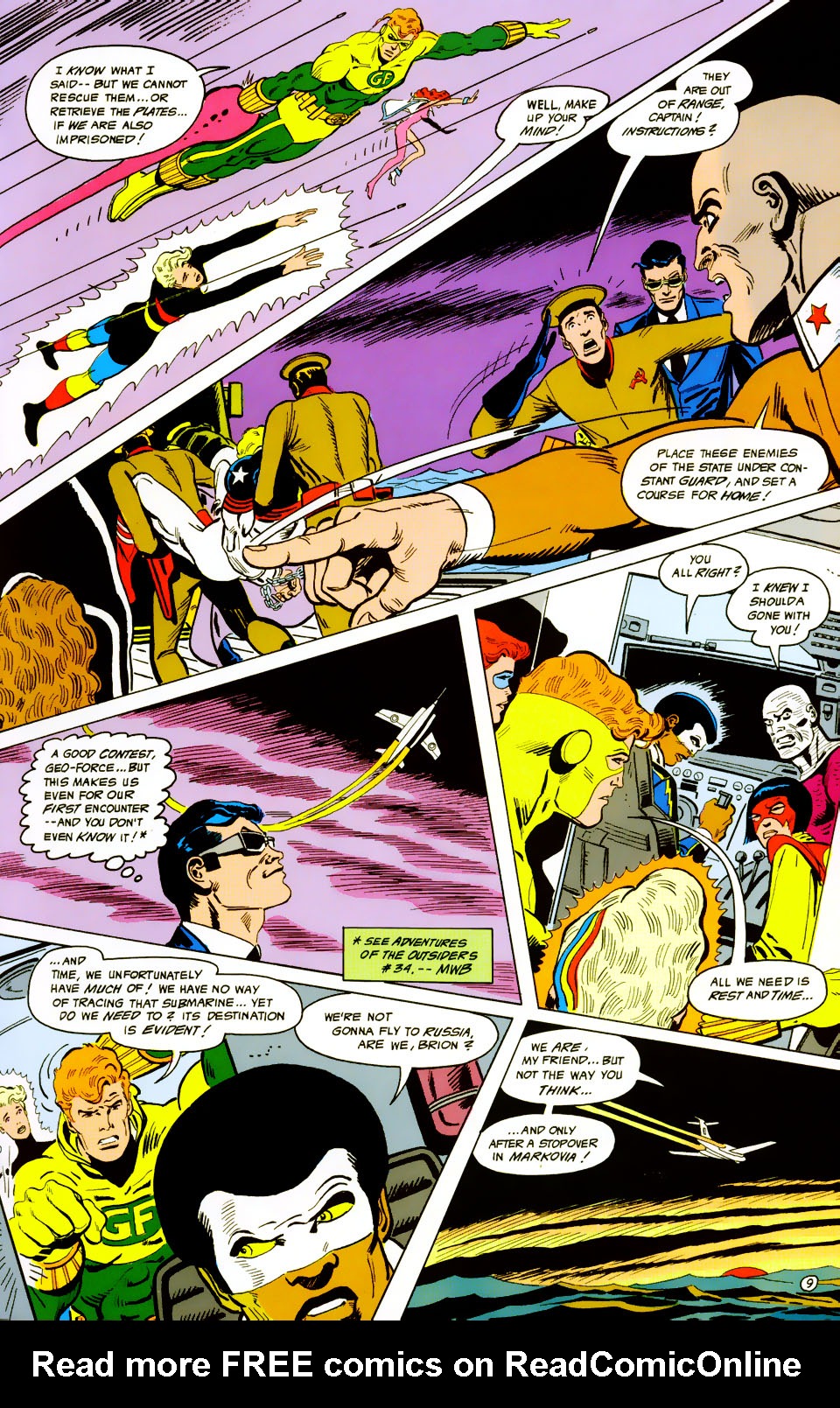 Read online The Outsiders (1985) comic -  Issue #4 - 10