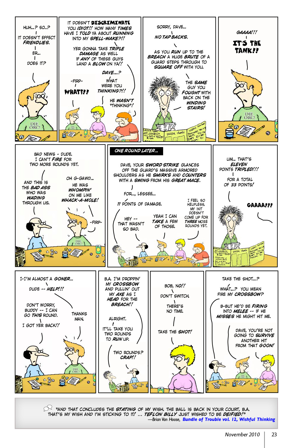 Read online Knights of the Dinner Table comic -  Issue #169 - 25